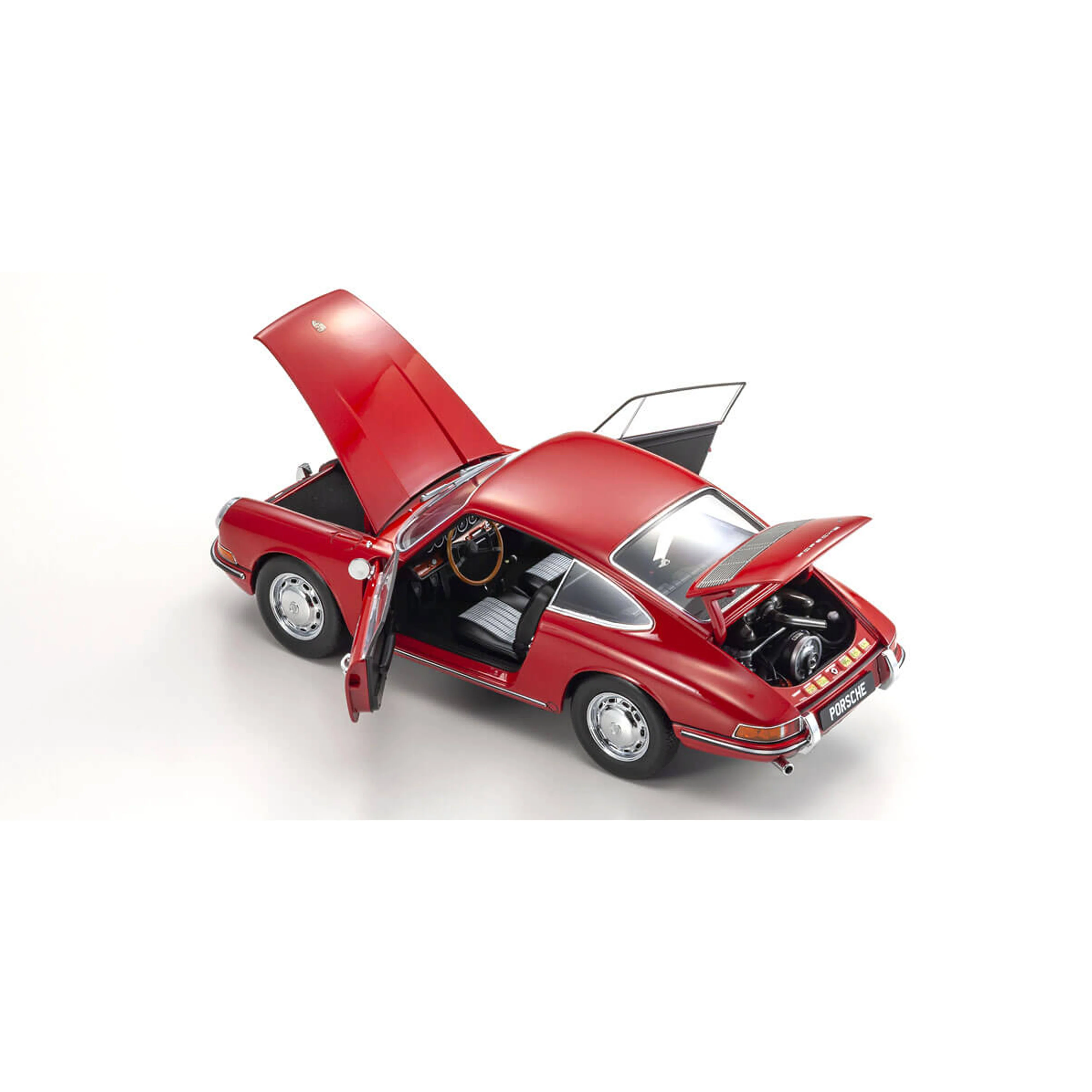 Porsche 911 (901) 1964 Rouge Signal 1/18 - Image 4