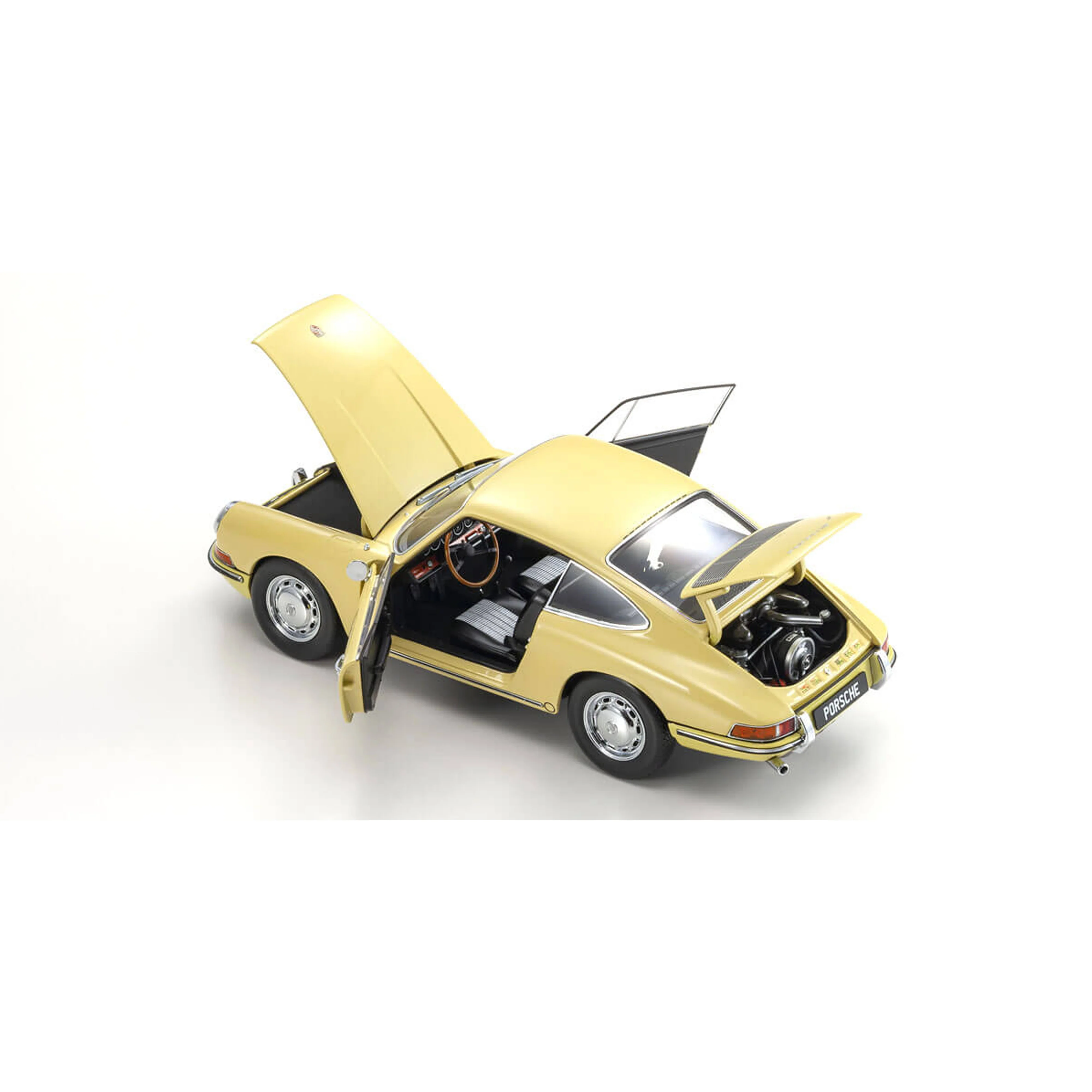 Porsche 911 (901) 1964 Jaune Champagne 1/18 - Image 4