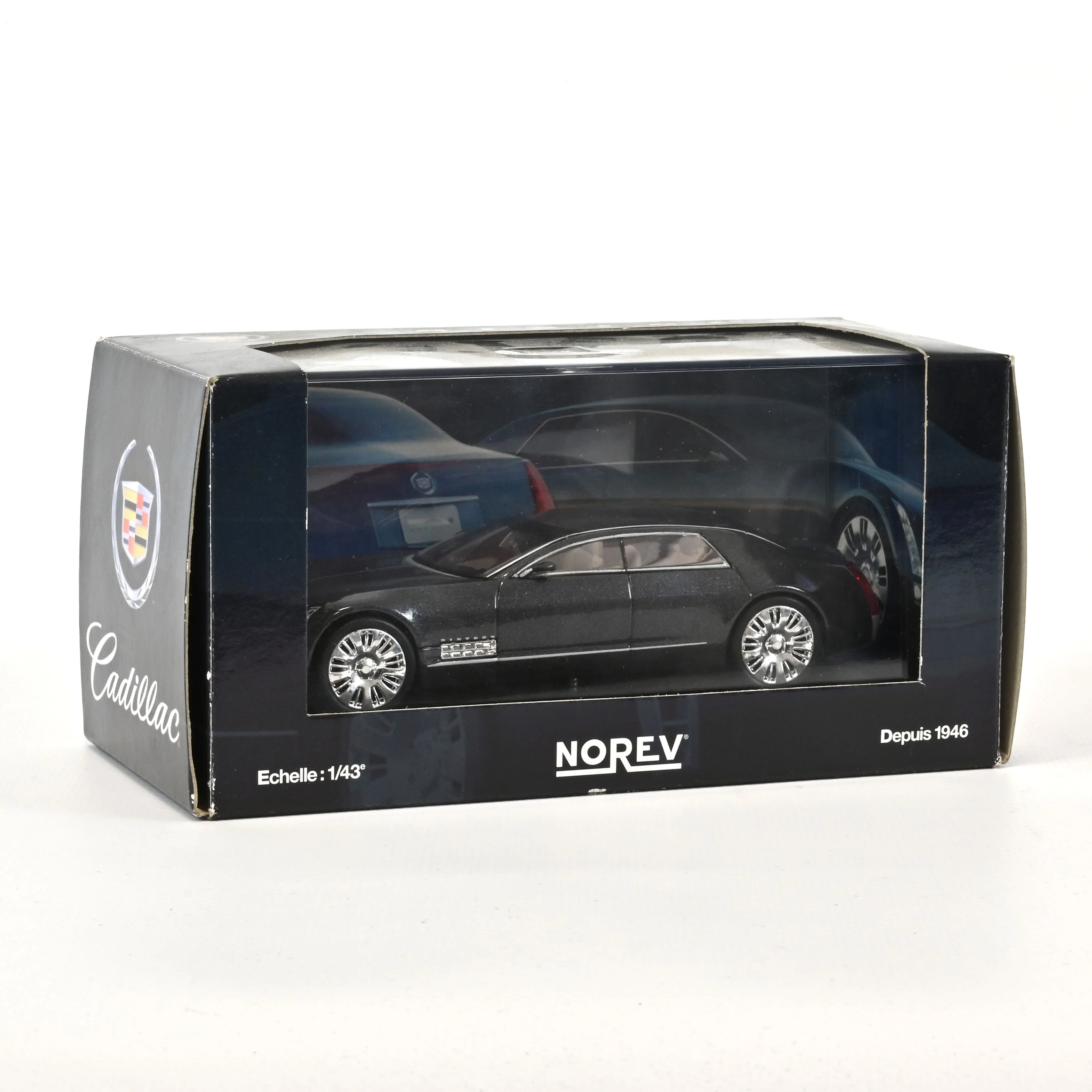 Cadillac Sixteen Midnight Argent Métallisé 2003 1/43