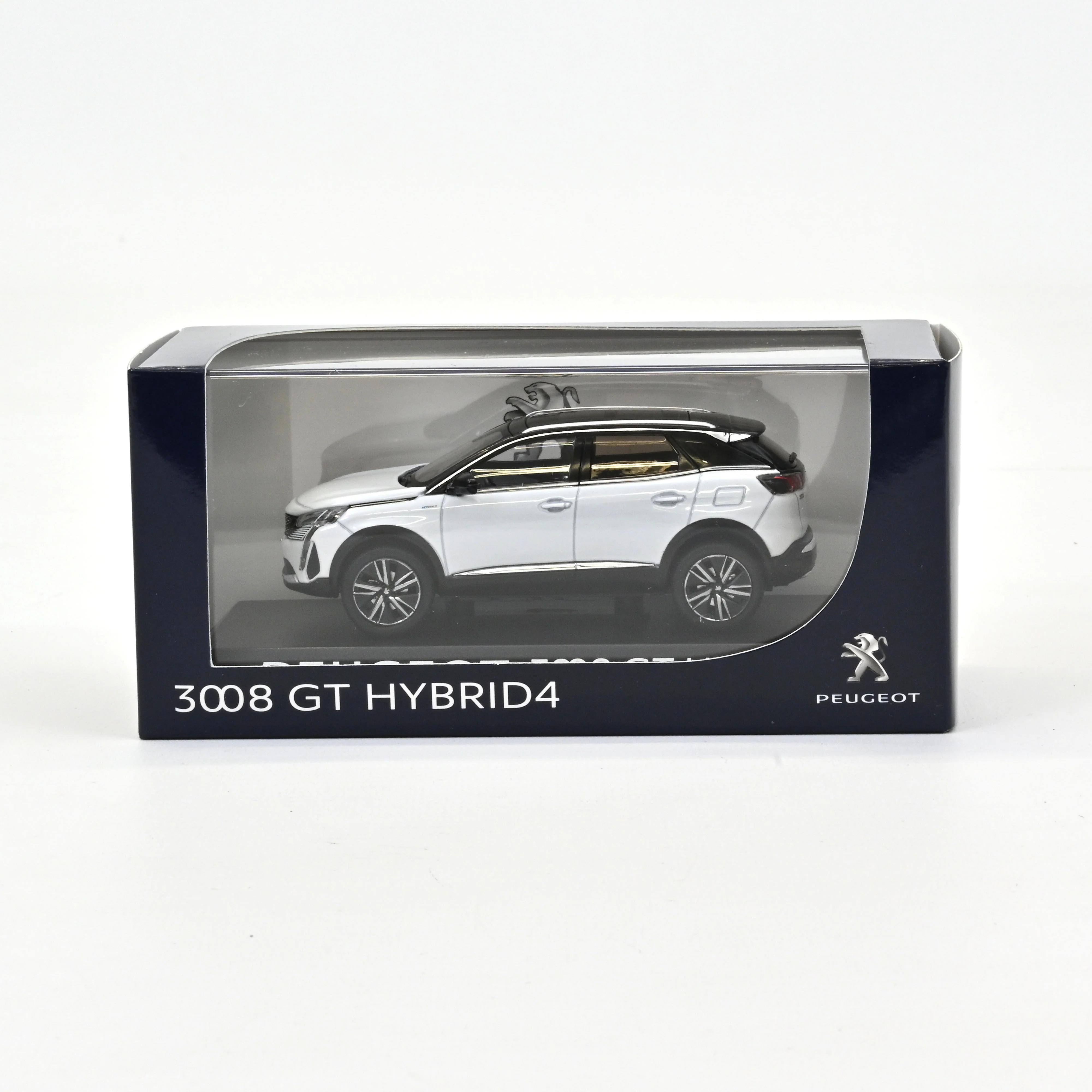 Peugeot 3008 GT HYBRID4 2020 Blanc Nacré 1/43 - Image 3