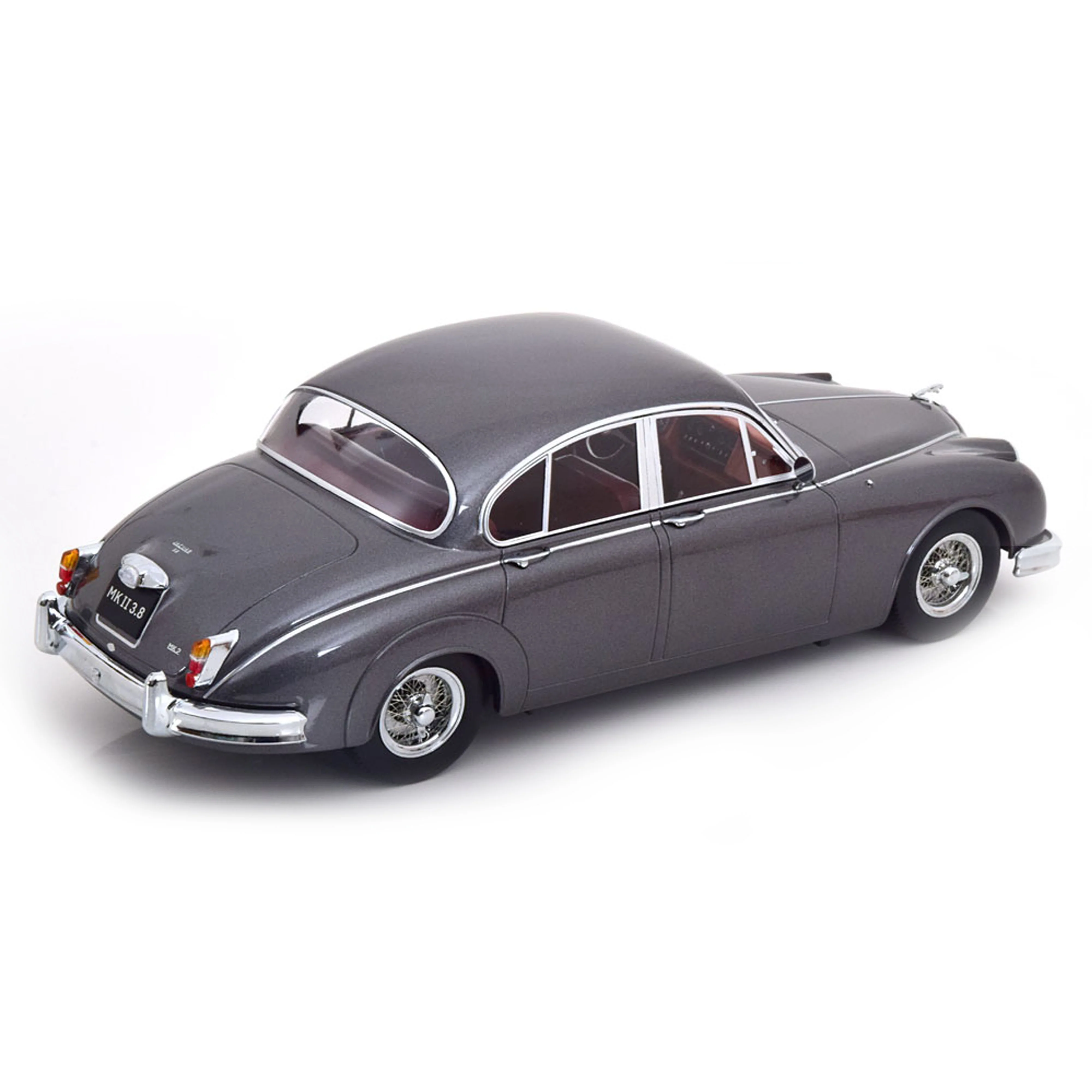 Jaguar MK II 3.8 LHD 1959 gris foncé métallisé 1/18 - Image 2