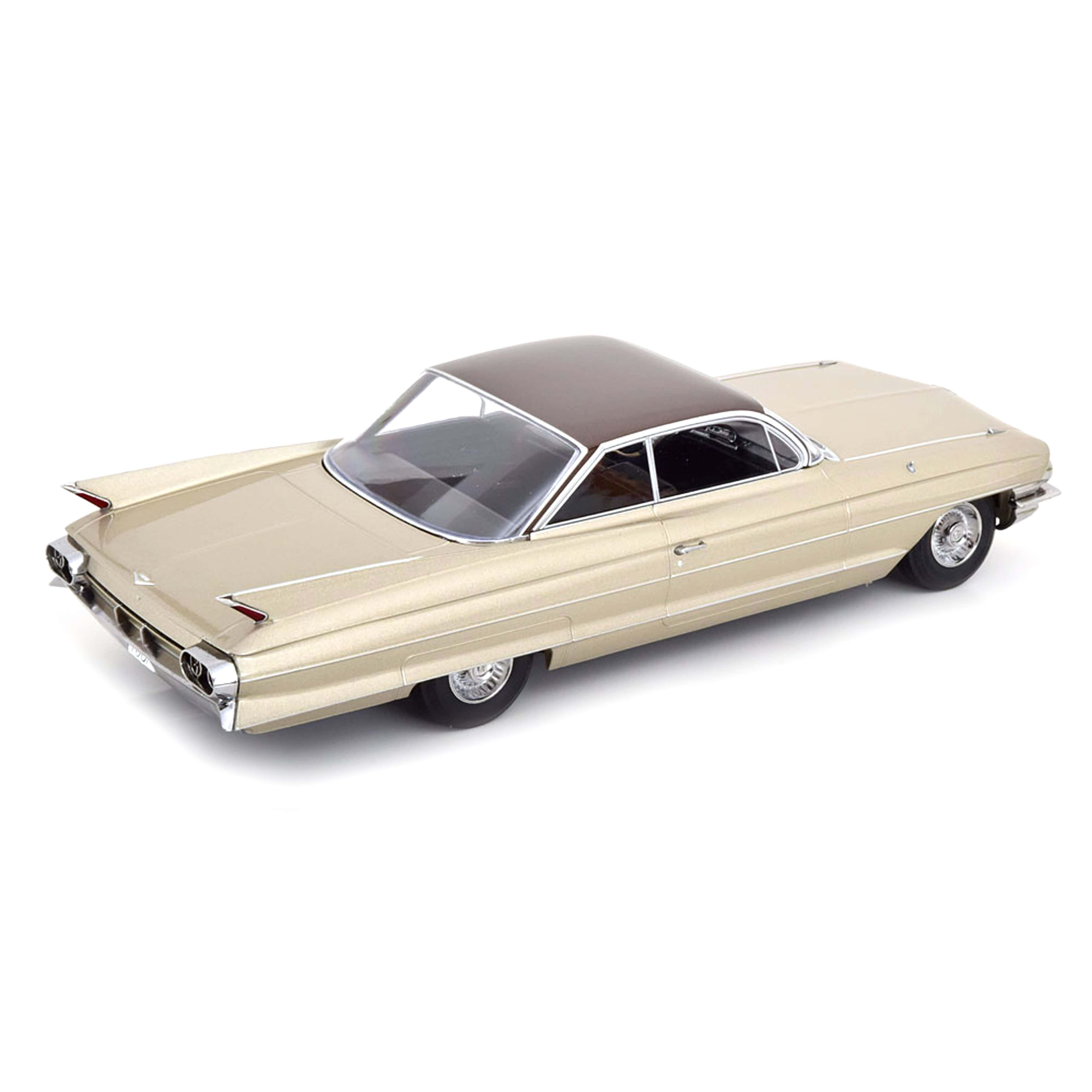 Cadillac Series 62 Coupe DeVille 1961 Beige/Marron Métallisé 1/18 - Image 2
