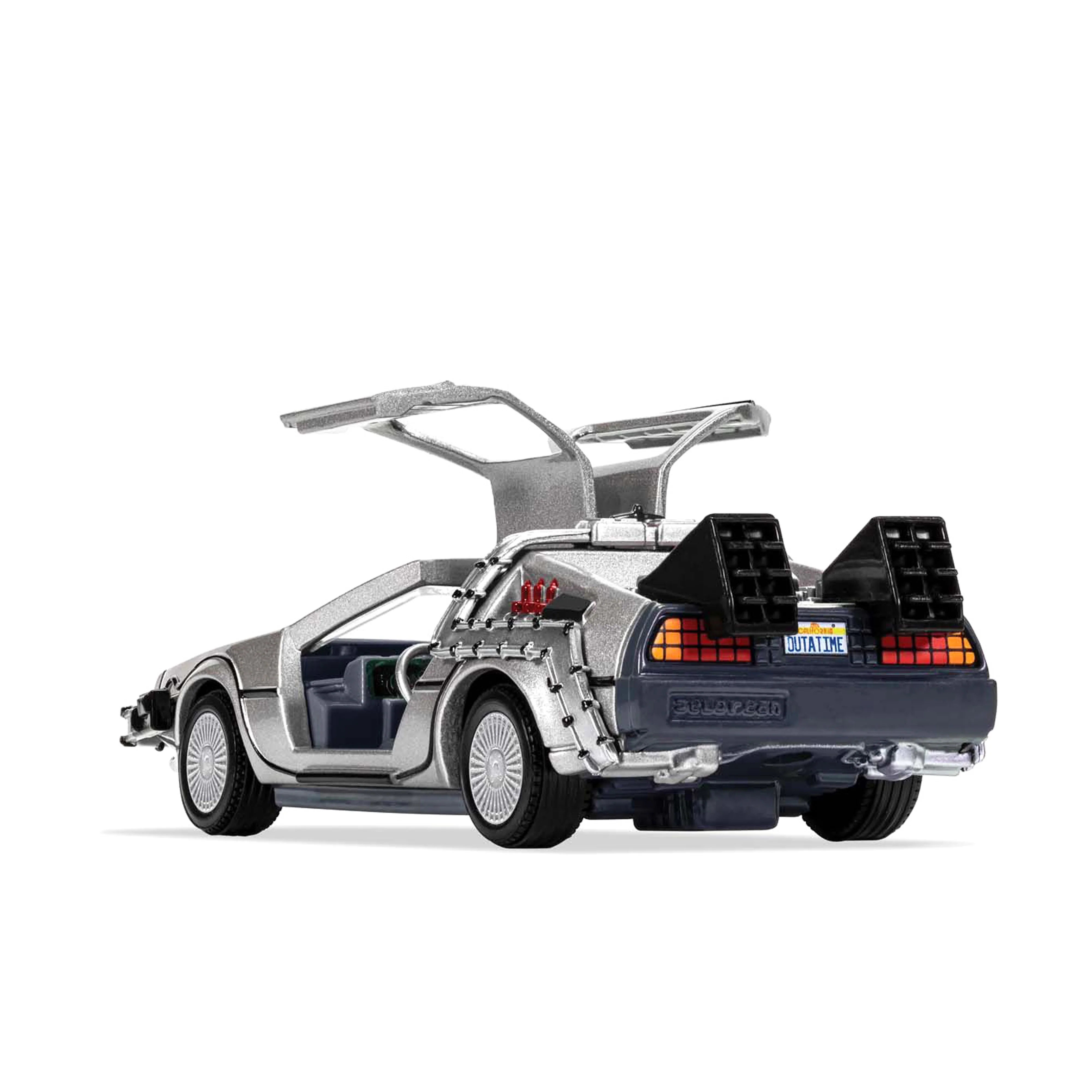 Delorean Retour vers le futur avec la figurine Doc Brown 1/36 - Image 4
