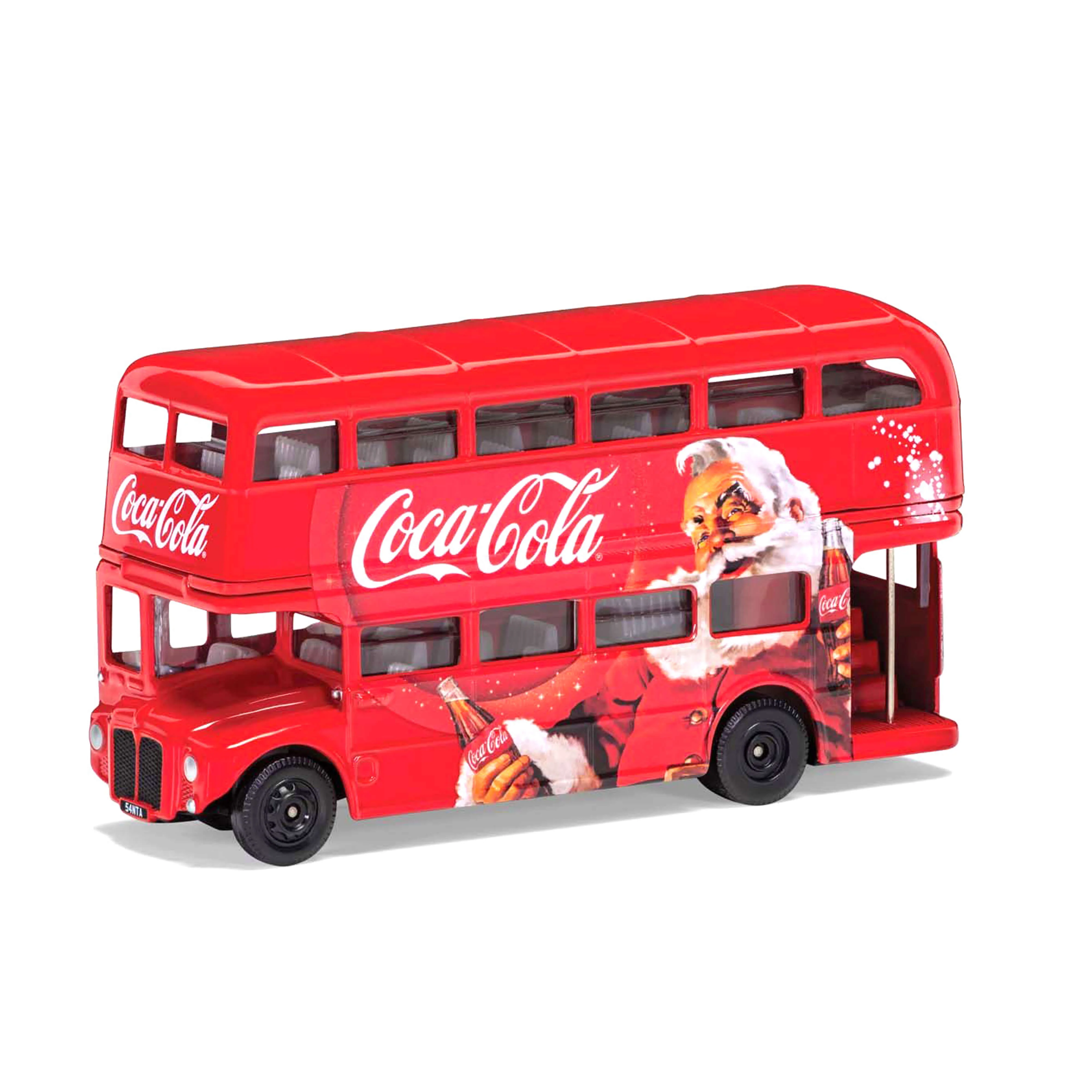 Bus Londonien Routemaster déco Père Noël Coca-Cola 1/64 - Image 2