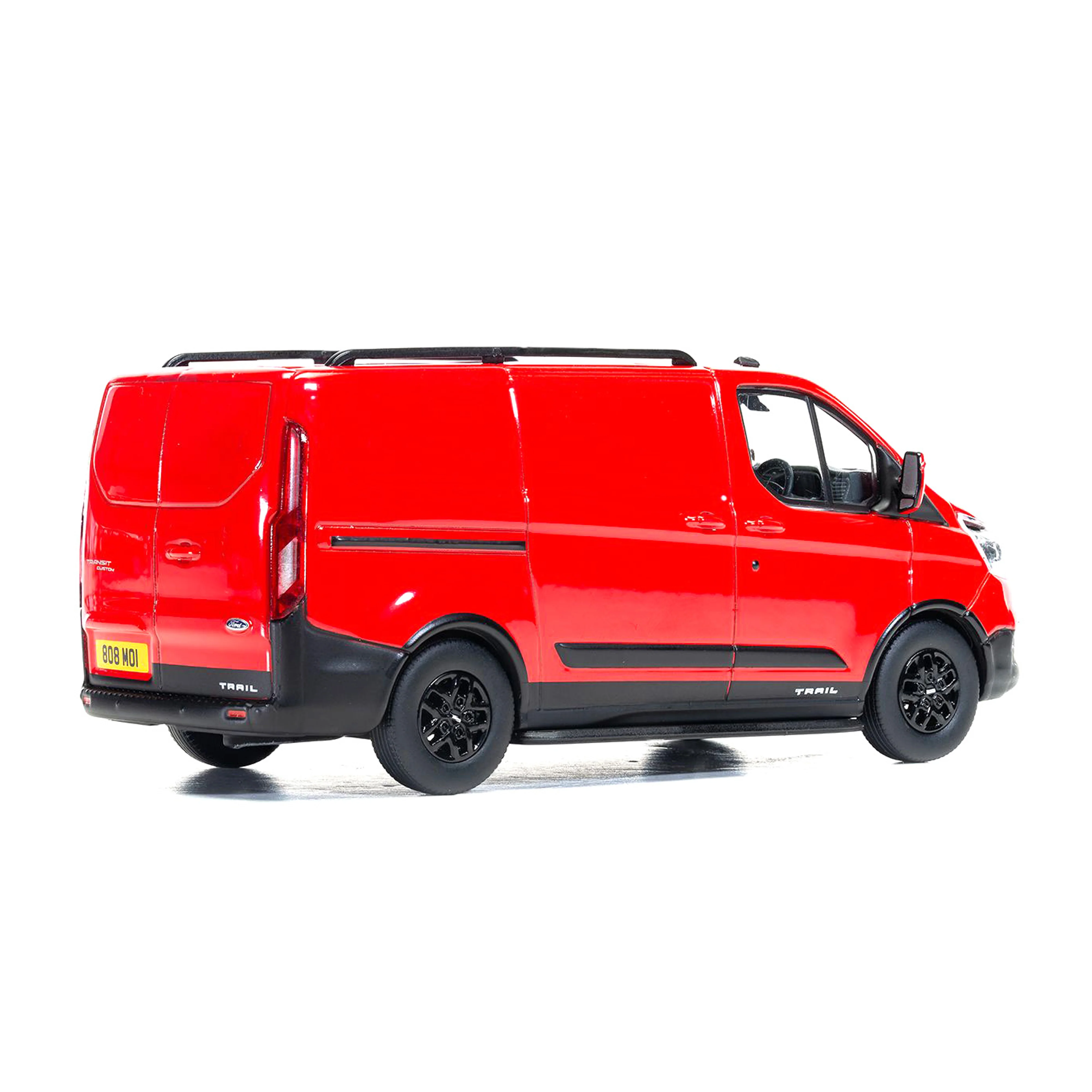Ford Transit Custom Trail Race Rouge 1/43 - Image 2