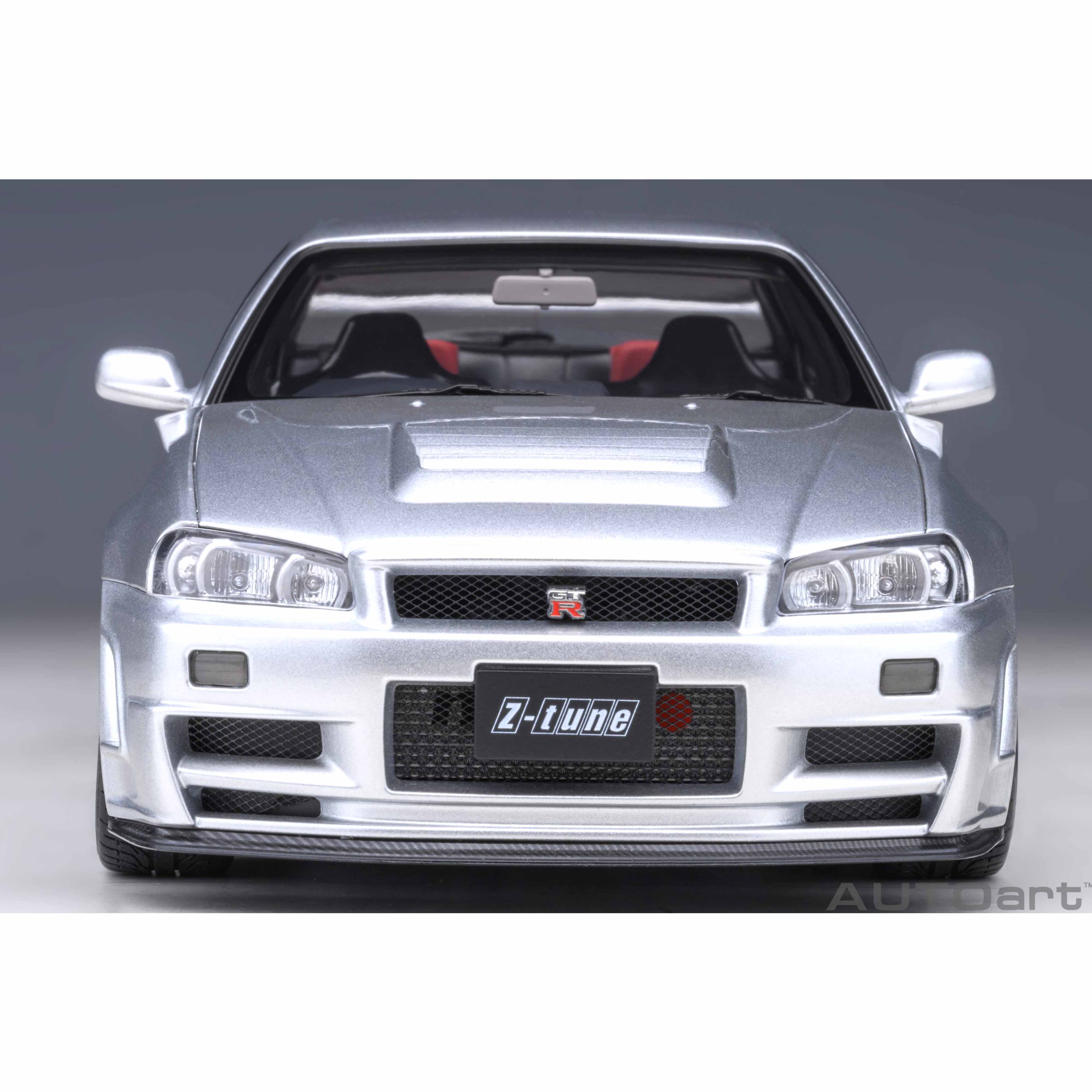 Nissan Skyline GT-R (R34) Z-Tune Argent 1/18 - Image 4