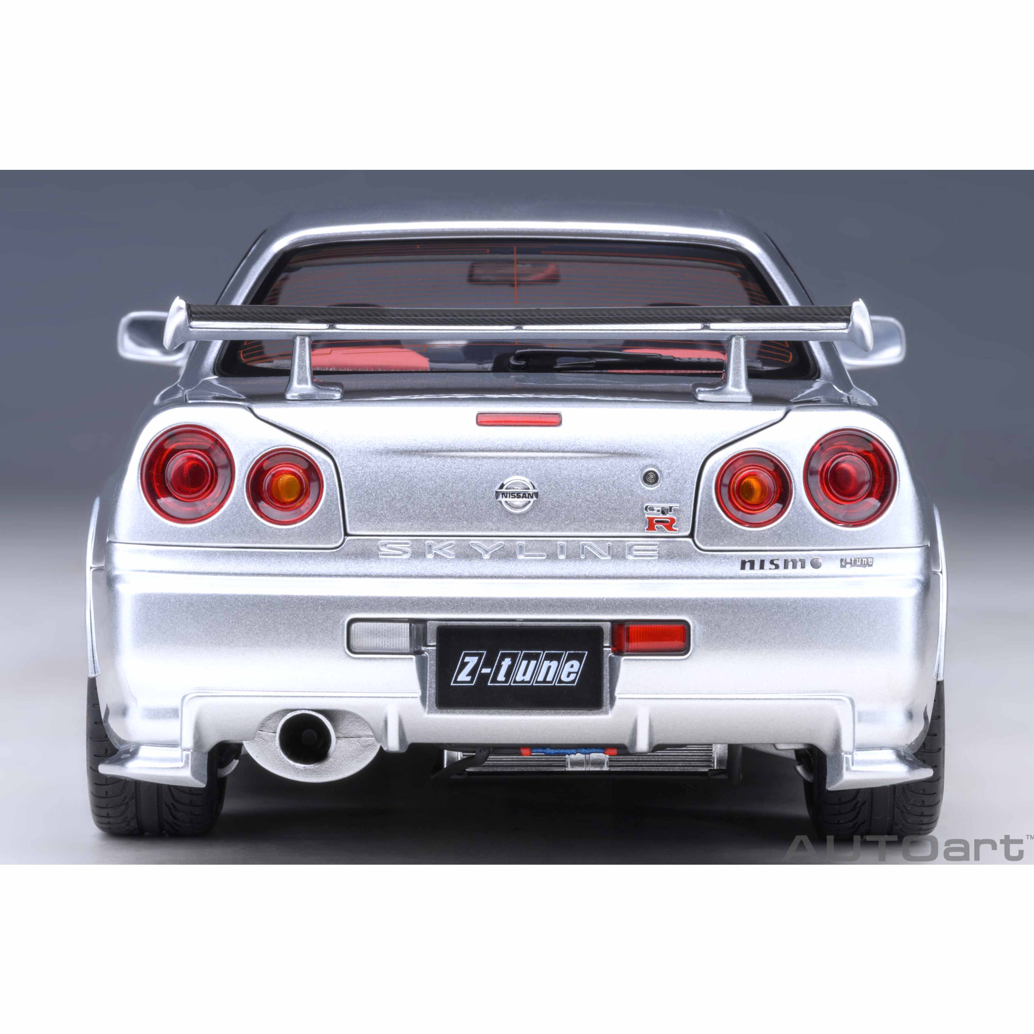 Nissan Skyline GT-R (R34) Z-Tune Argent 1/18 - Image 5