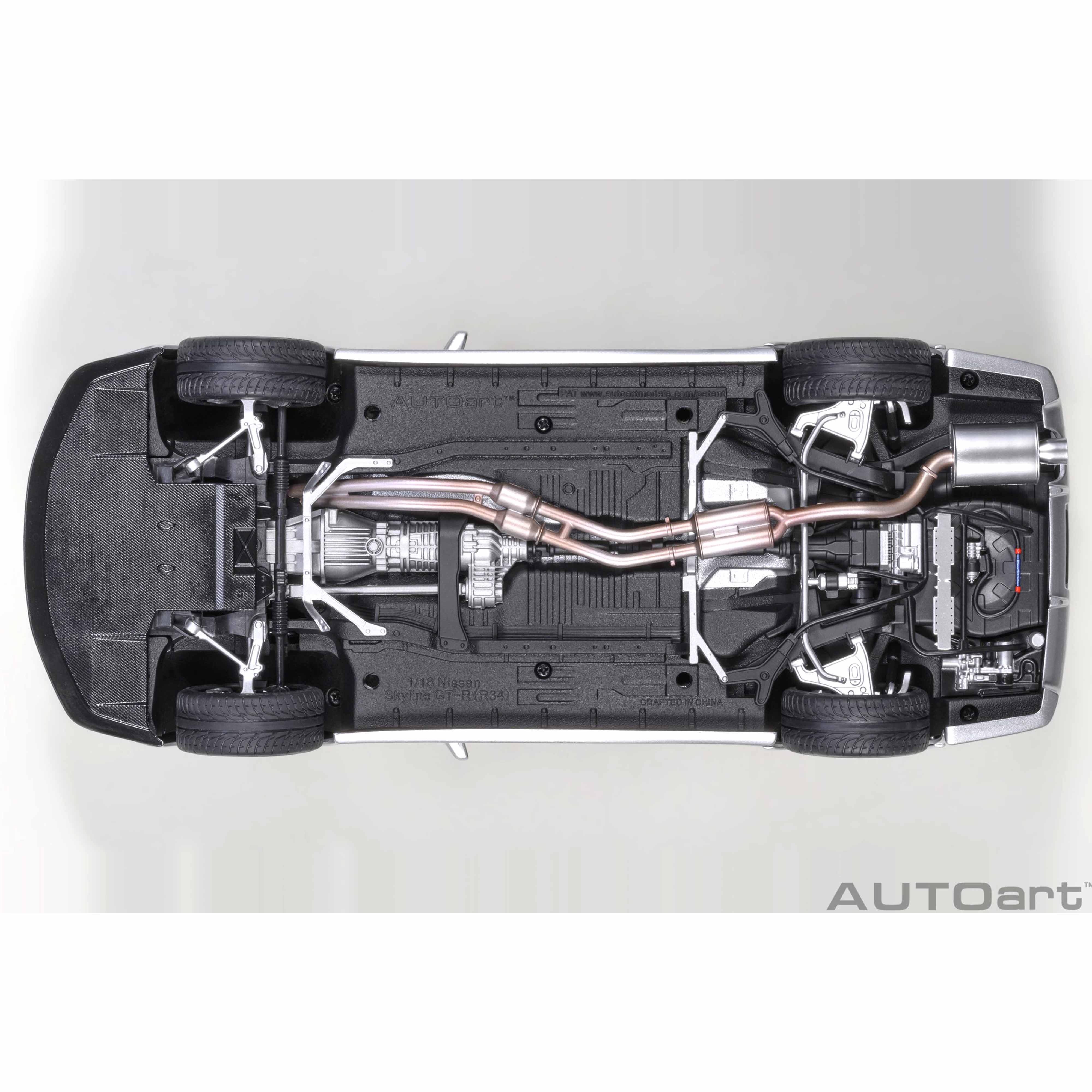 Nissan Skyline GT-R (R34) Z-Tune Argent 1/18 - Image 7