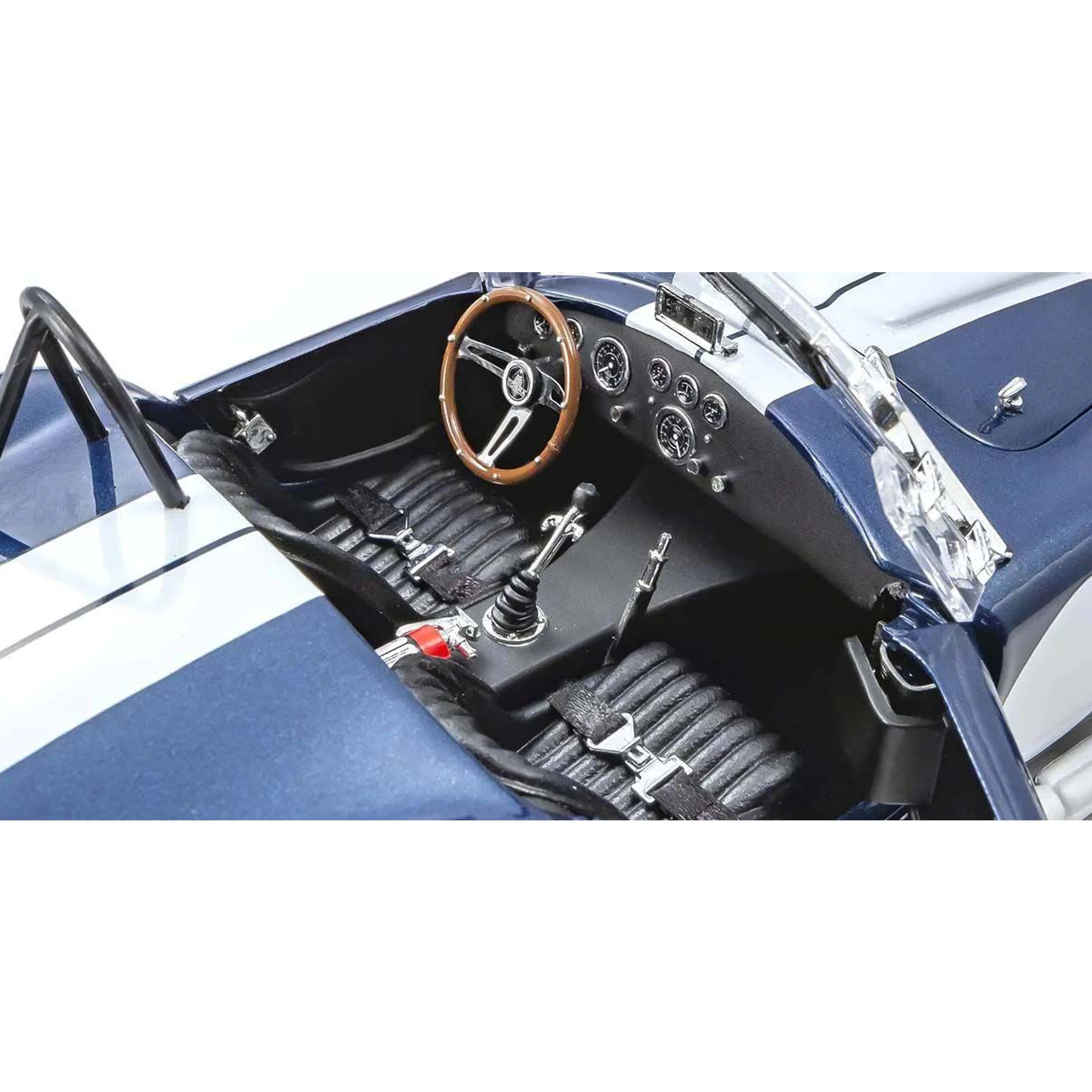 Shelby Cobra 427 S/C Bleu foncé/Blanc 1/18 - Image 6