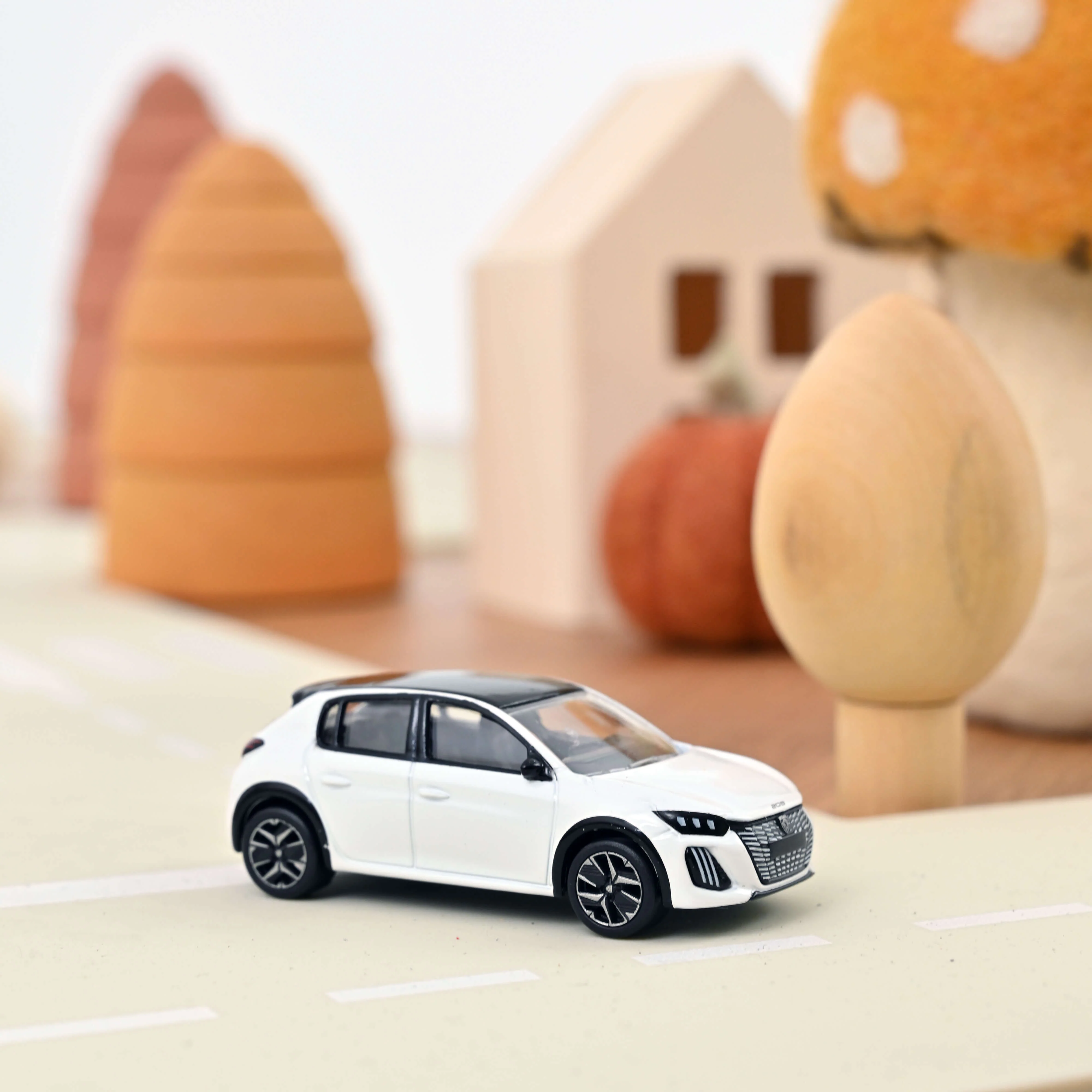 Peugeot 208 2024 Bianca Blanc 1/64