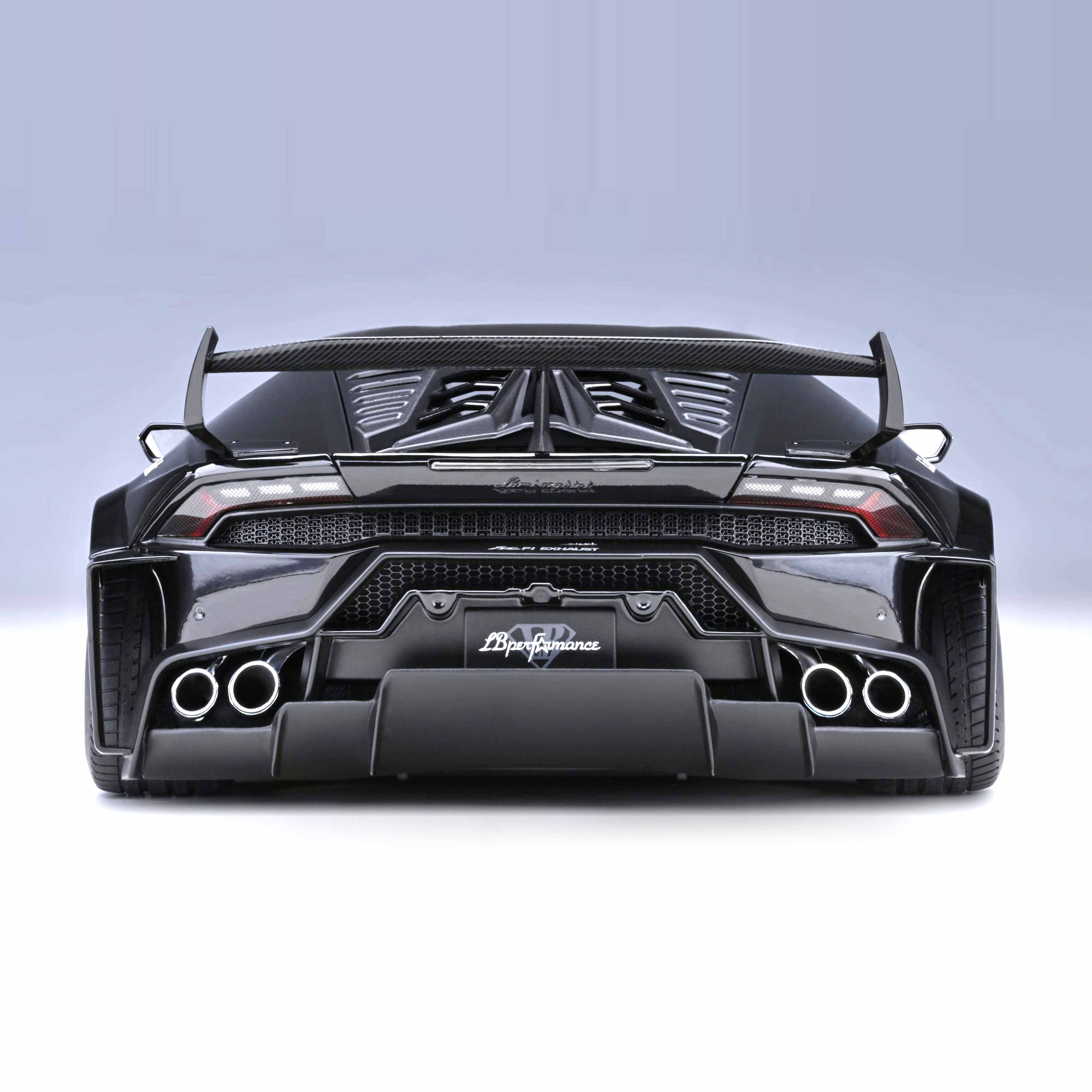 Liberty Walk LB Silhouette Lamborghini Huracan GT 2019 Noir 1/18 - Image 5