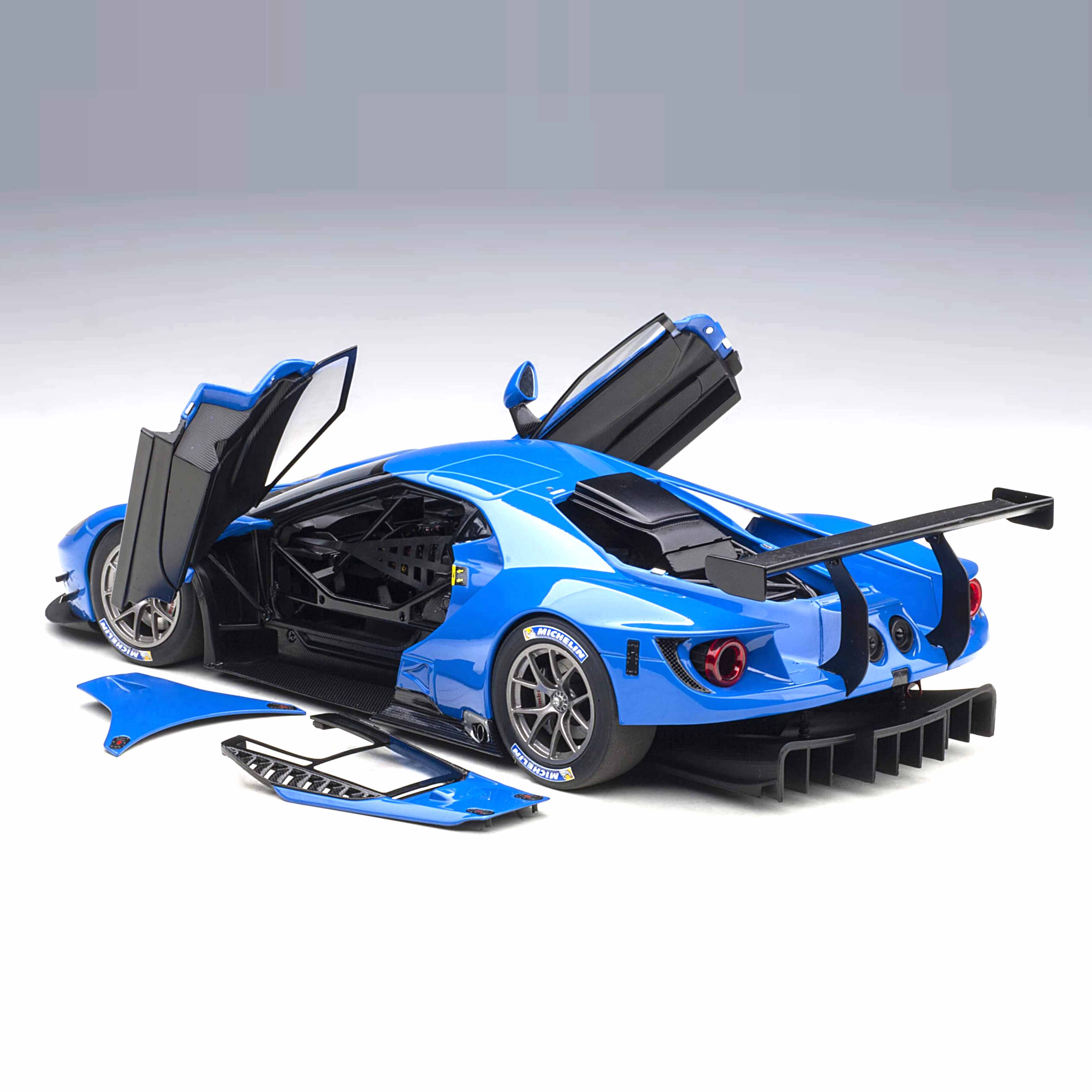 Ford GT LeMans Body Version 2018 Bleu 1/18 - Image 11
