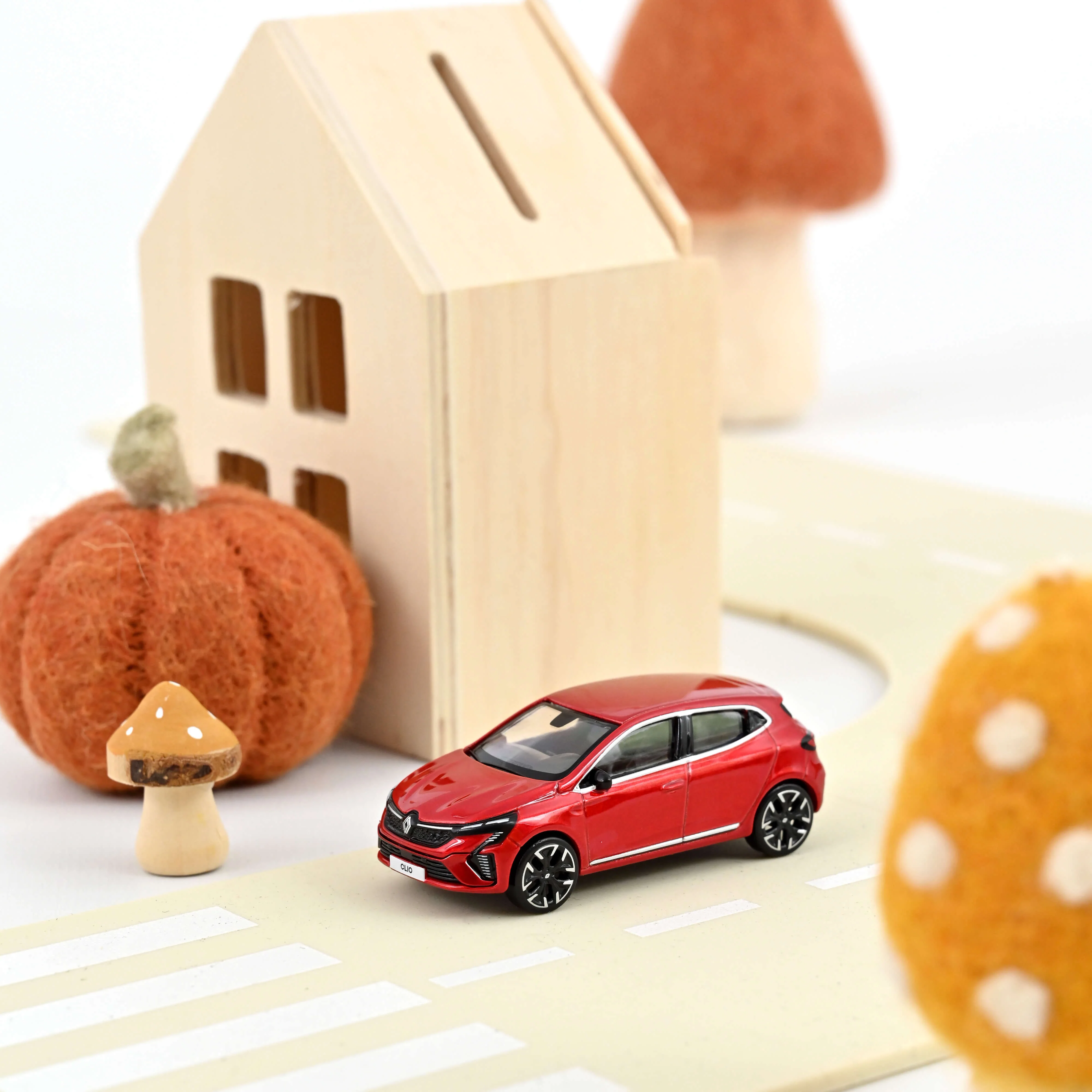 Renault Clio 2024 Rouge Flamme 1/64