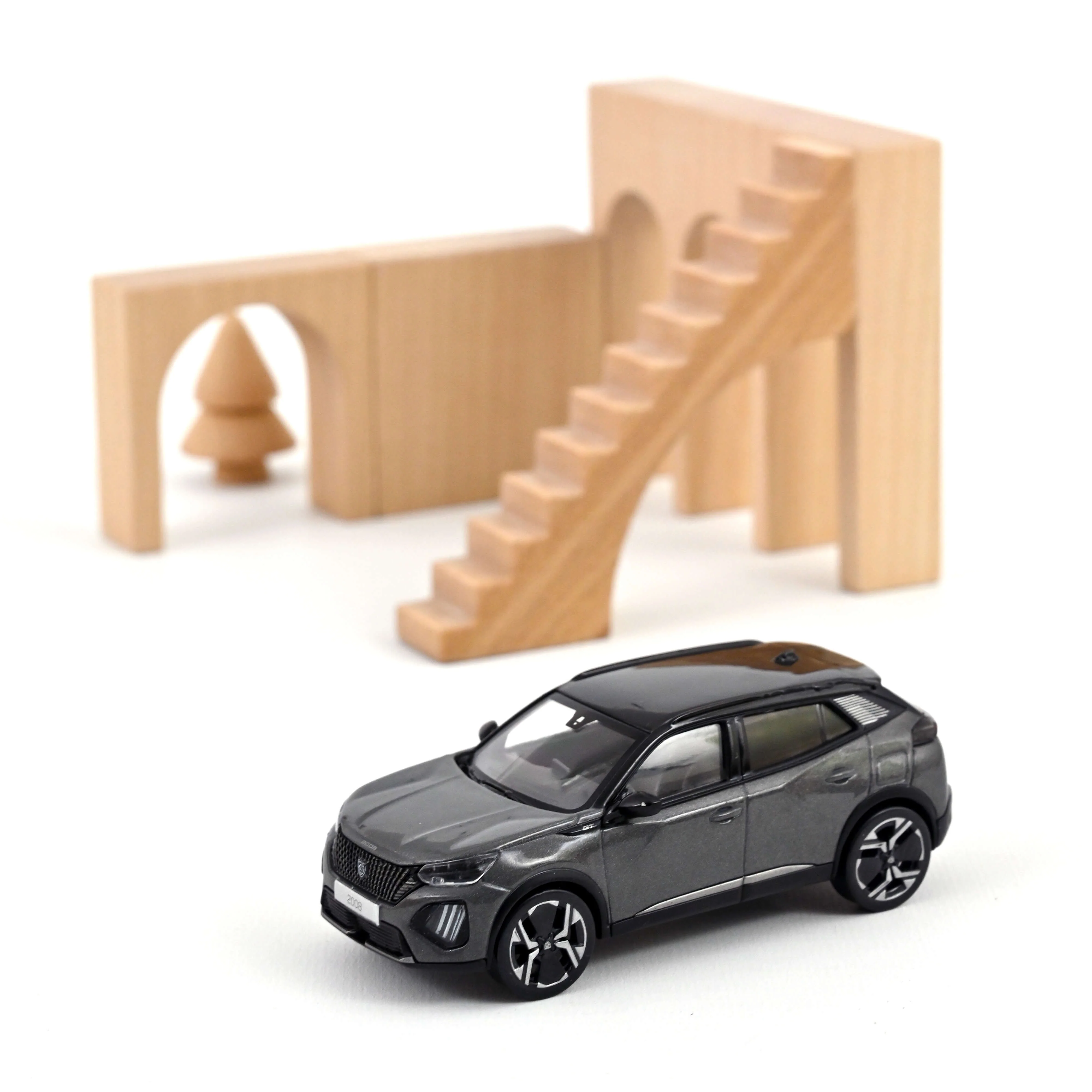 Peugeot 2008 GT 2024 Gris Sélénium 1/43