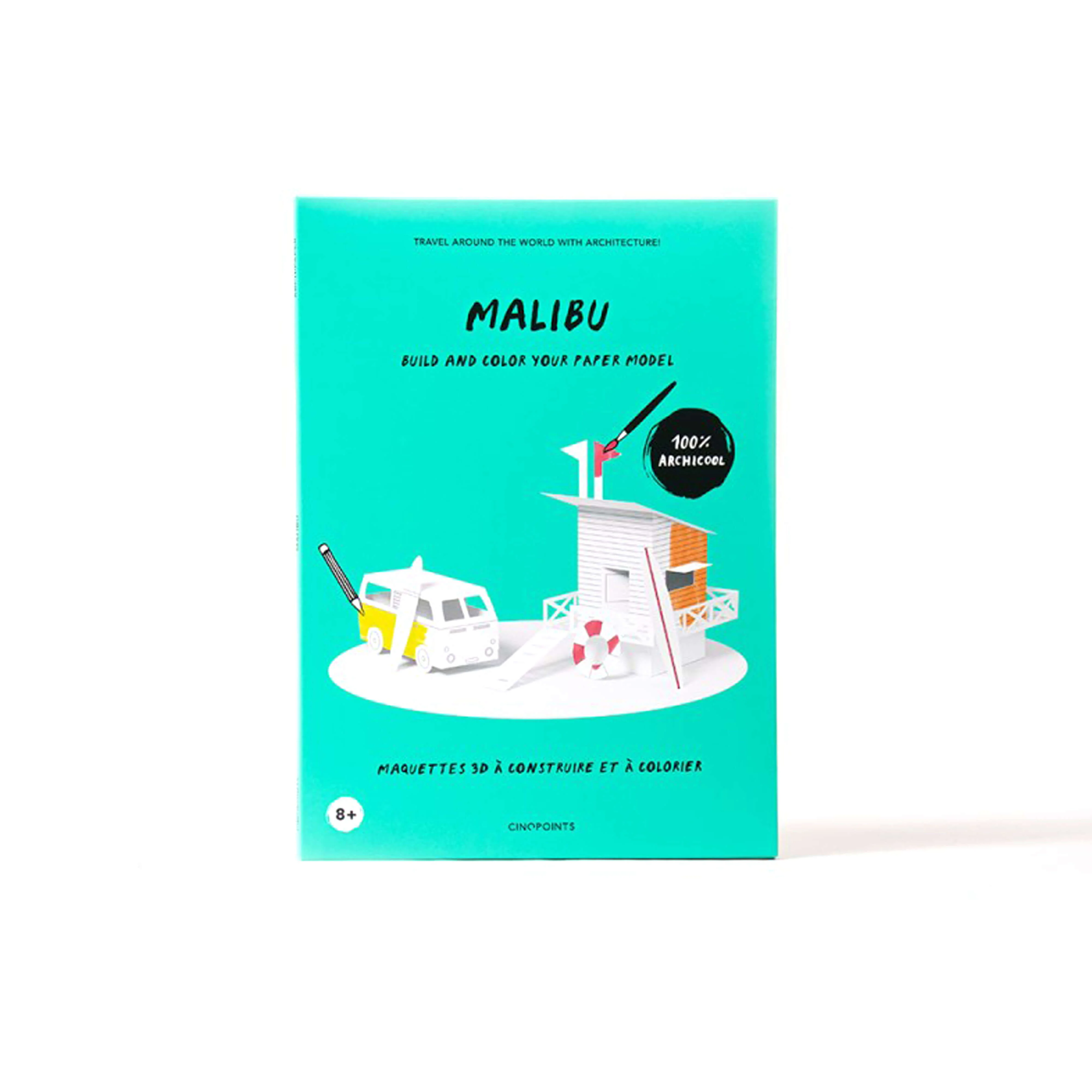 MALIBU Maquette en papier à assembler et à colorier - Image 7