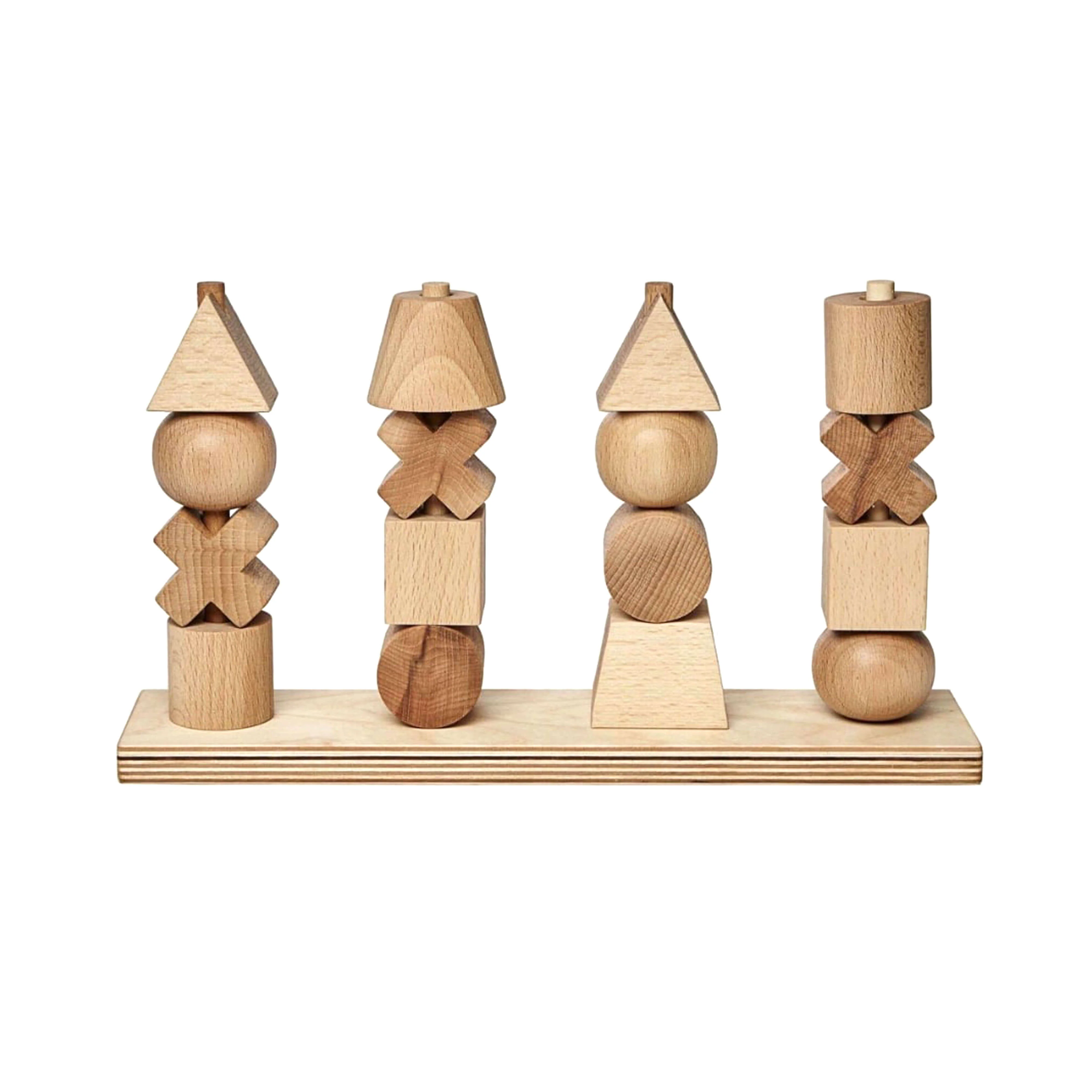 Jouet à empiler XL en bois - Image 2