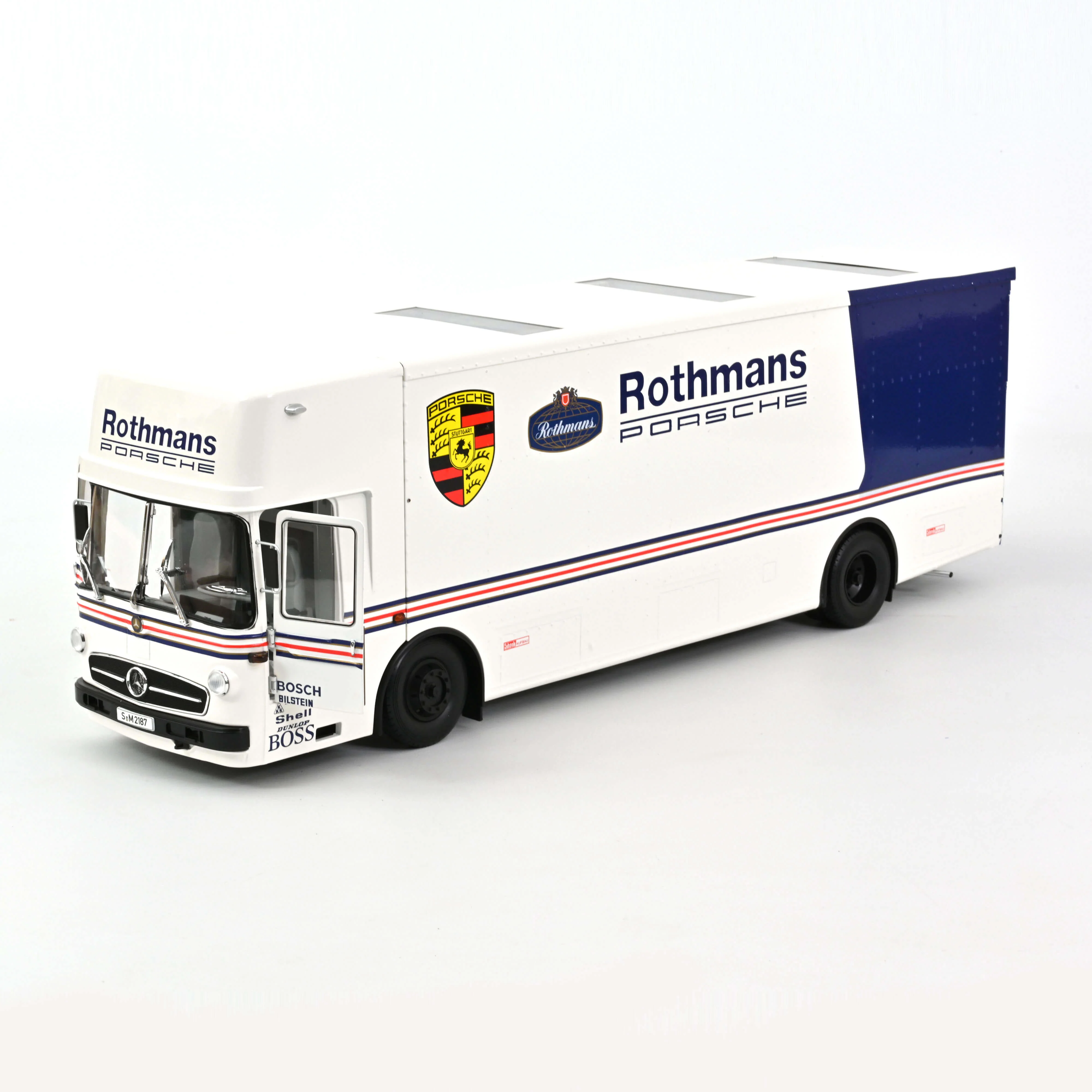 Mercedes O317 Porsche Transporteur de course Rothmans 1/18 - Image 2