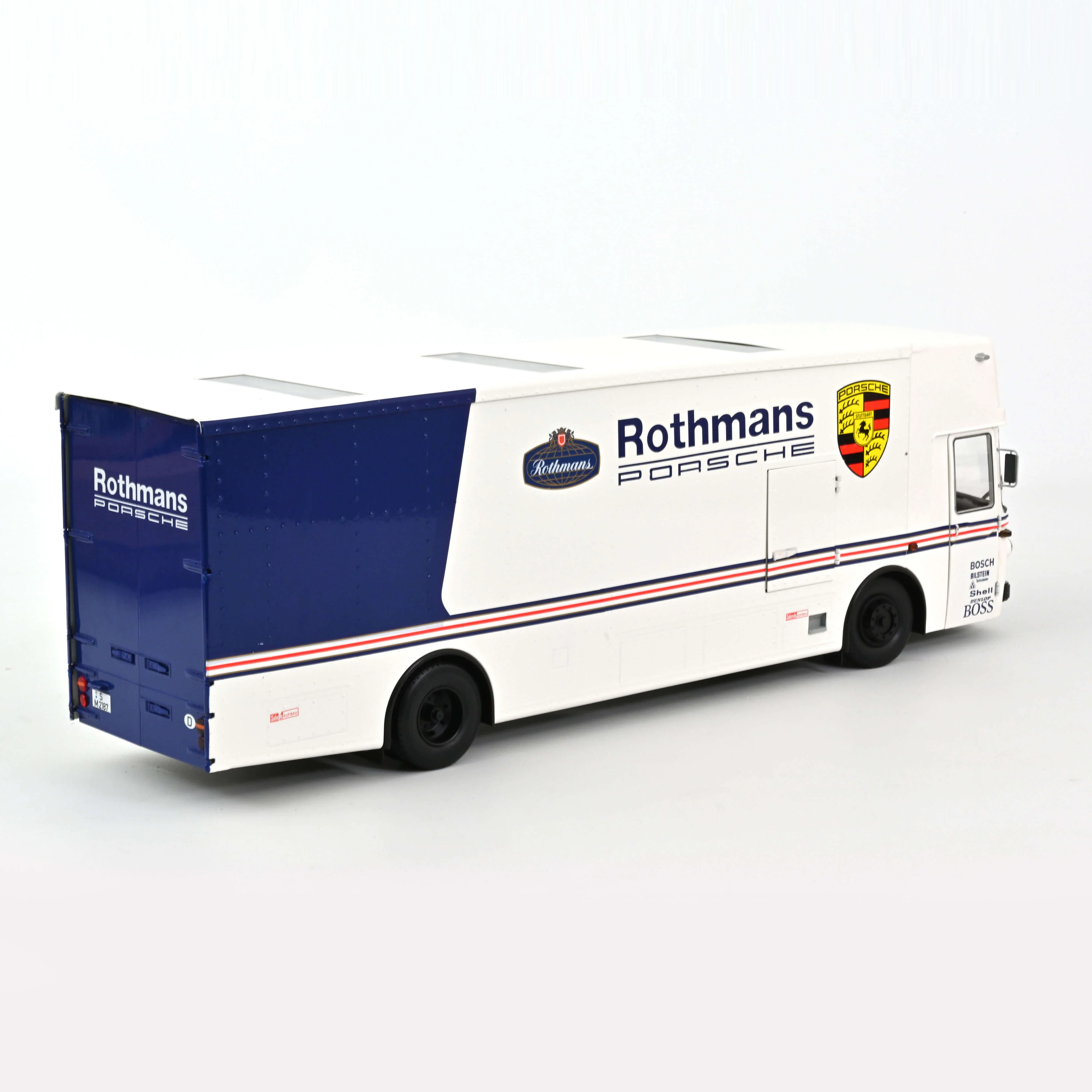 Mercedes O317 Porsche Transporteur de course Rothmans 1/18 - Image 4