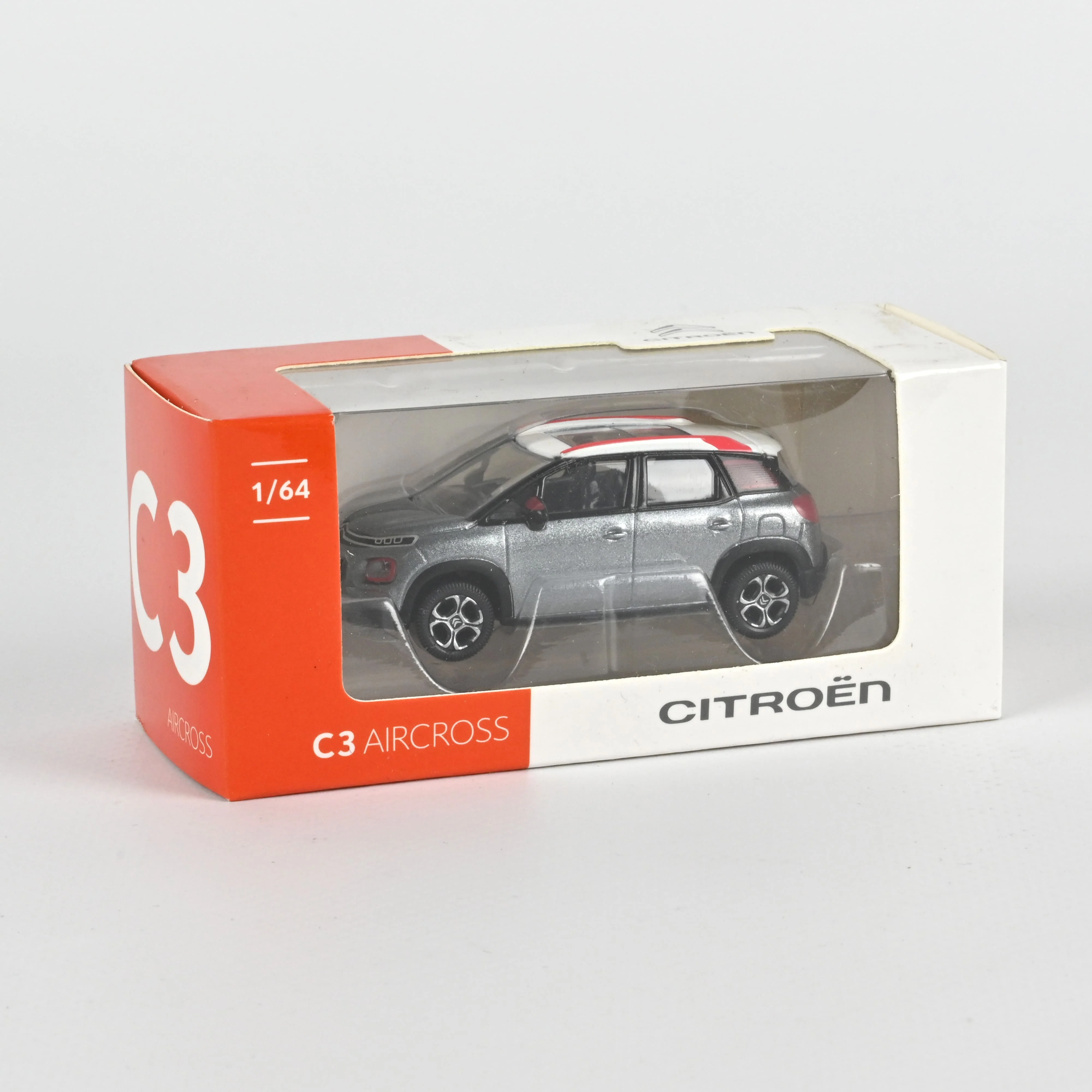 Citroën C3 Aircross 2017 Blanc Gris 1/64 - Image 2