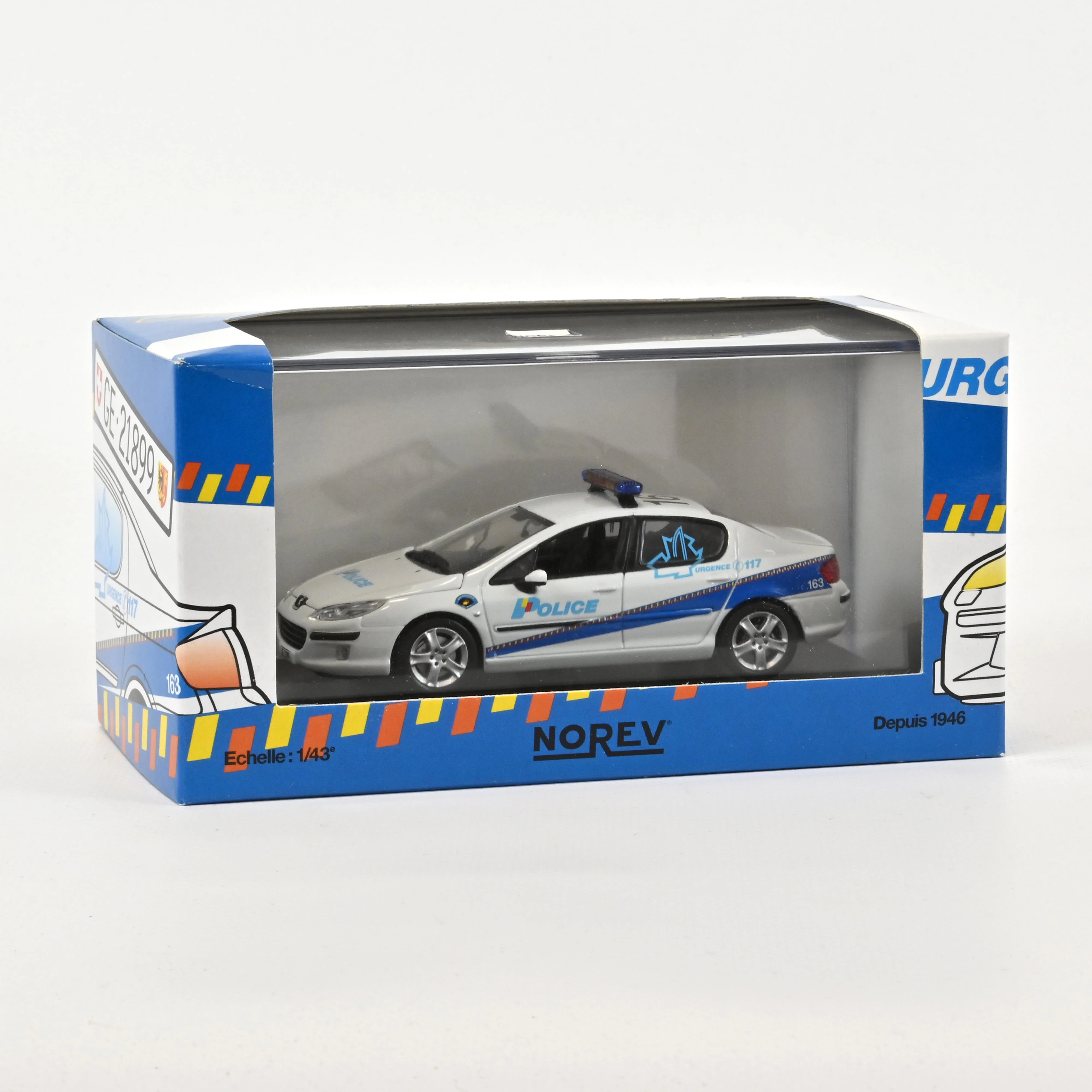Peugeot 407 Geneva Police 1/43