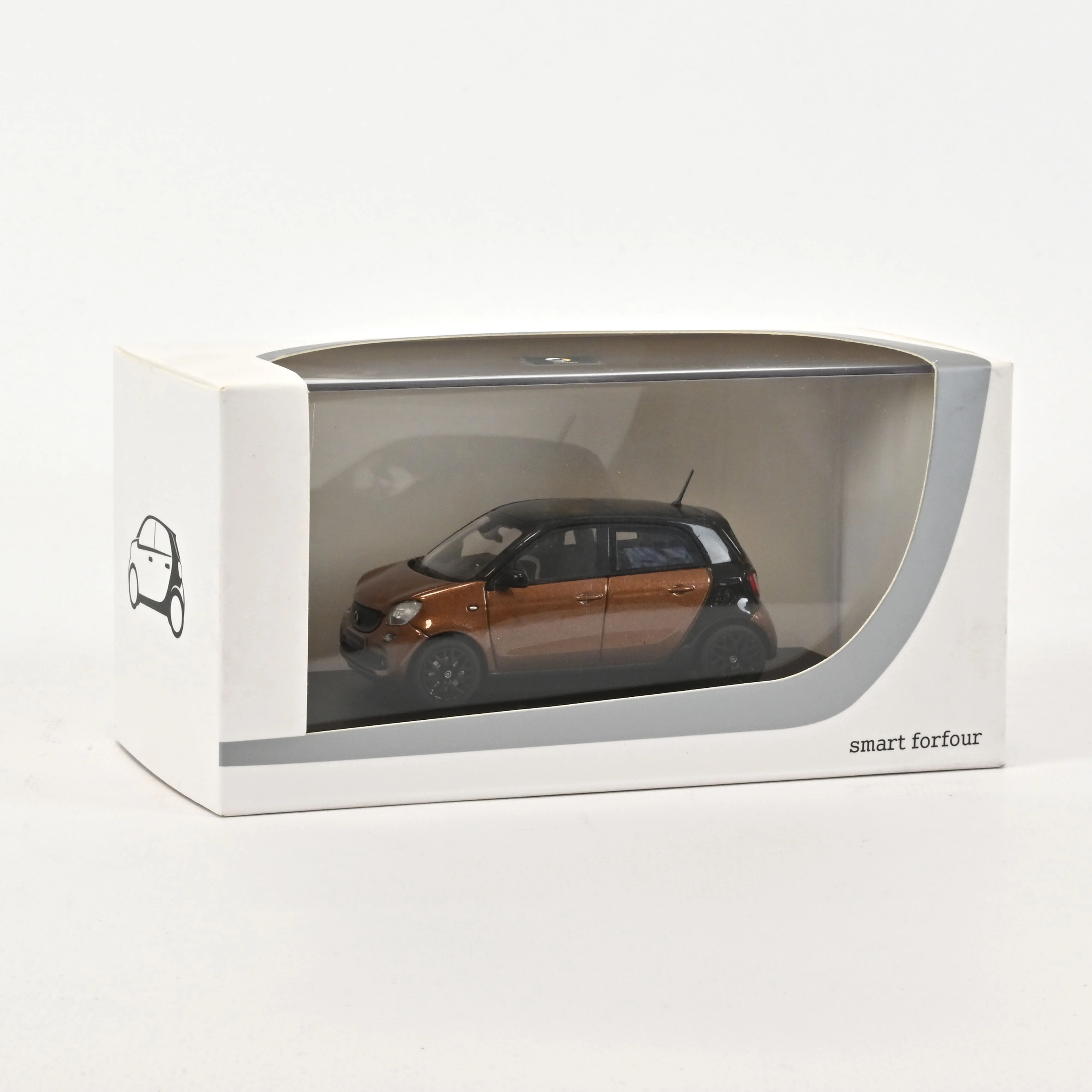 Smart Forfour 2015 Noir 1/43