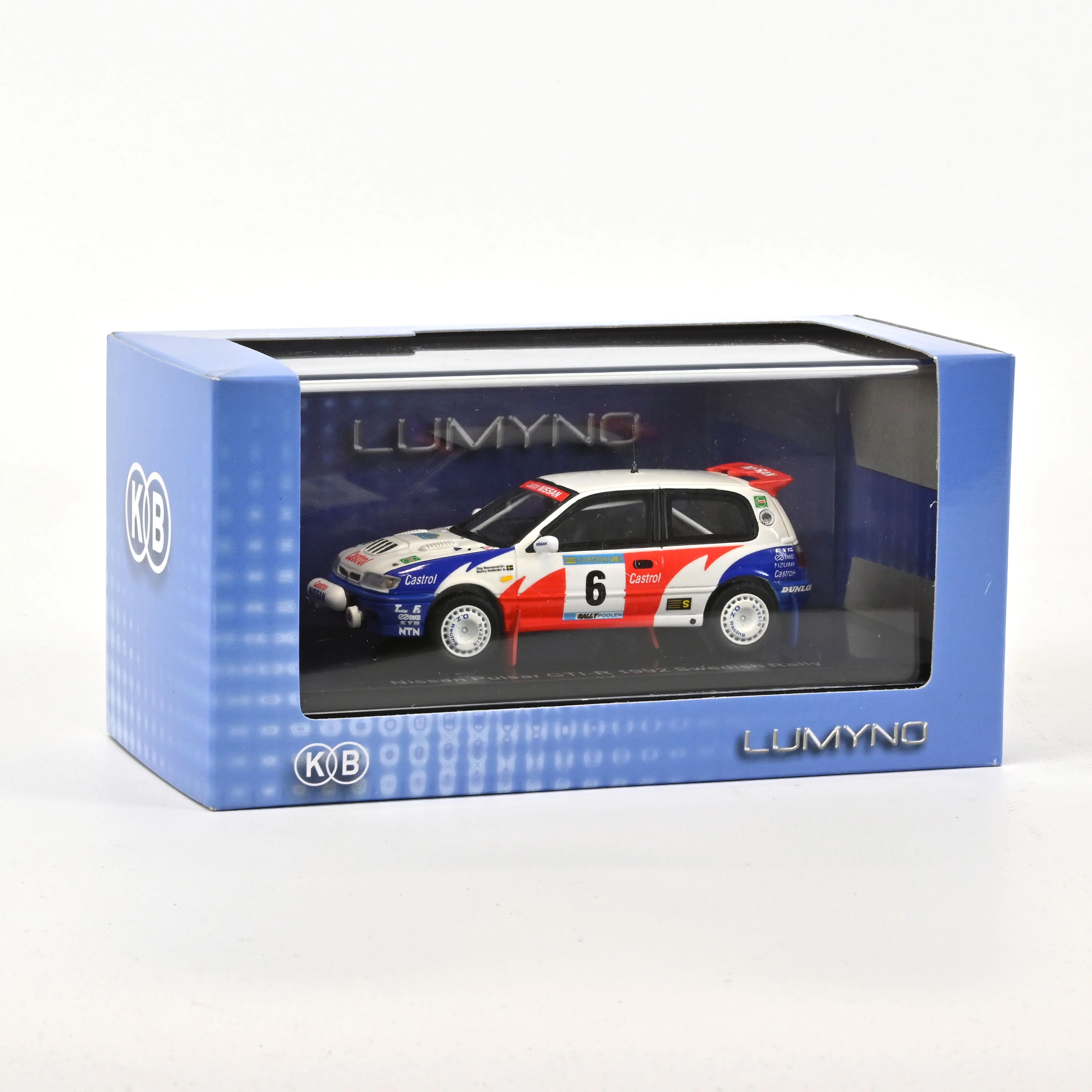 Nissan Pulsar GTI-R 1992 Swedish Rally N°6 Blomqvist/Melander 1/43