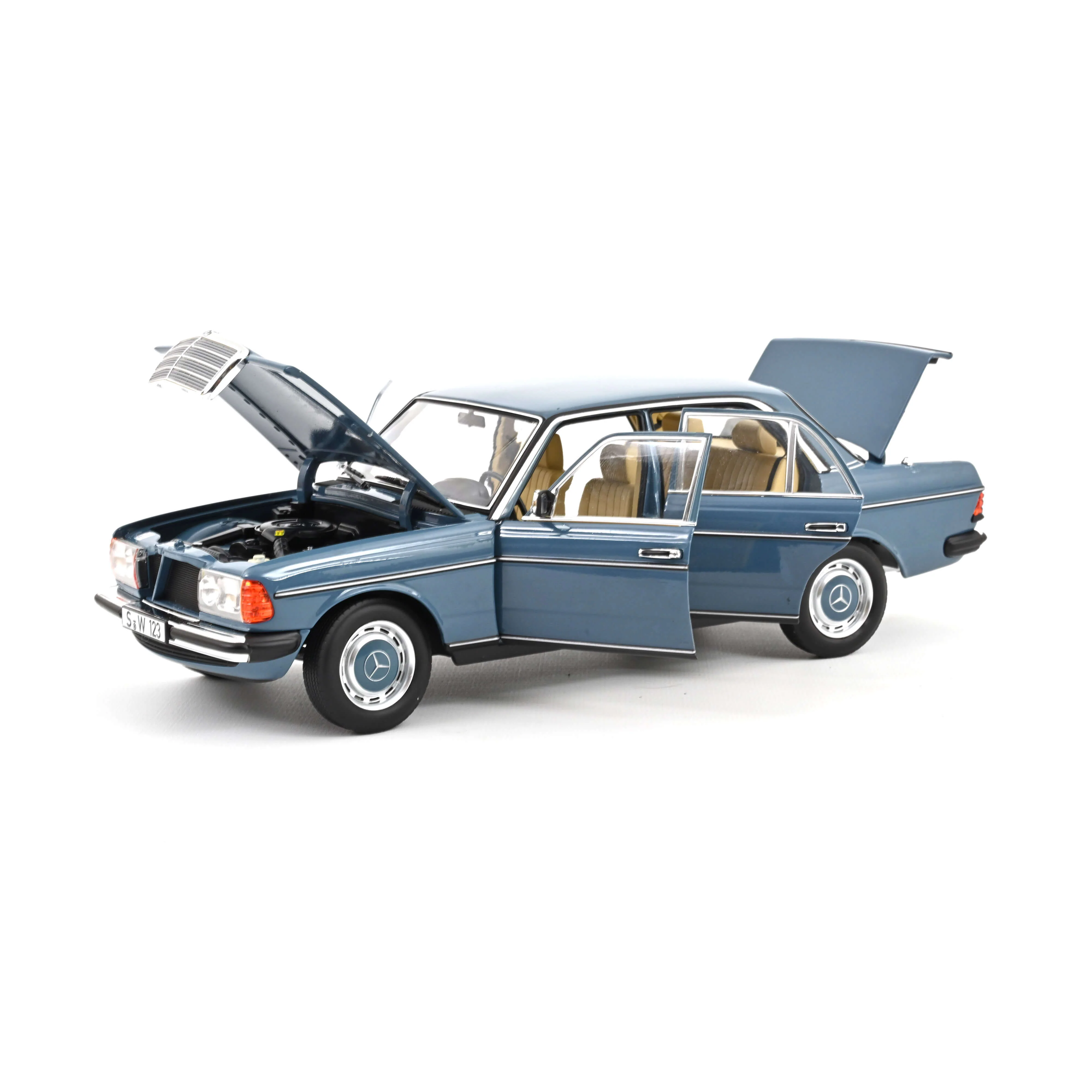 Mercedes-Benz 200 1982 Bleu Chine 1/18 - Image 2