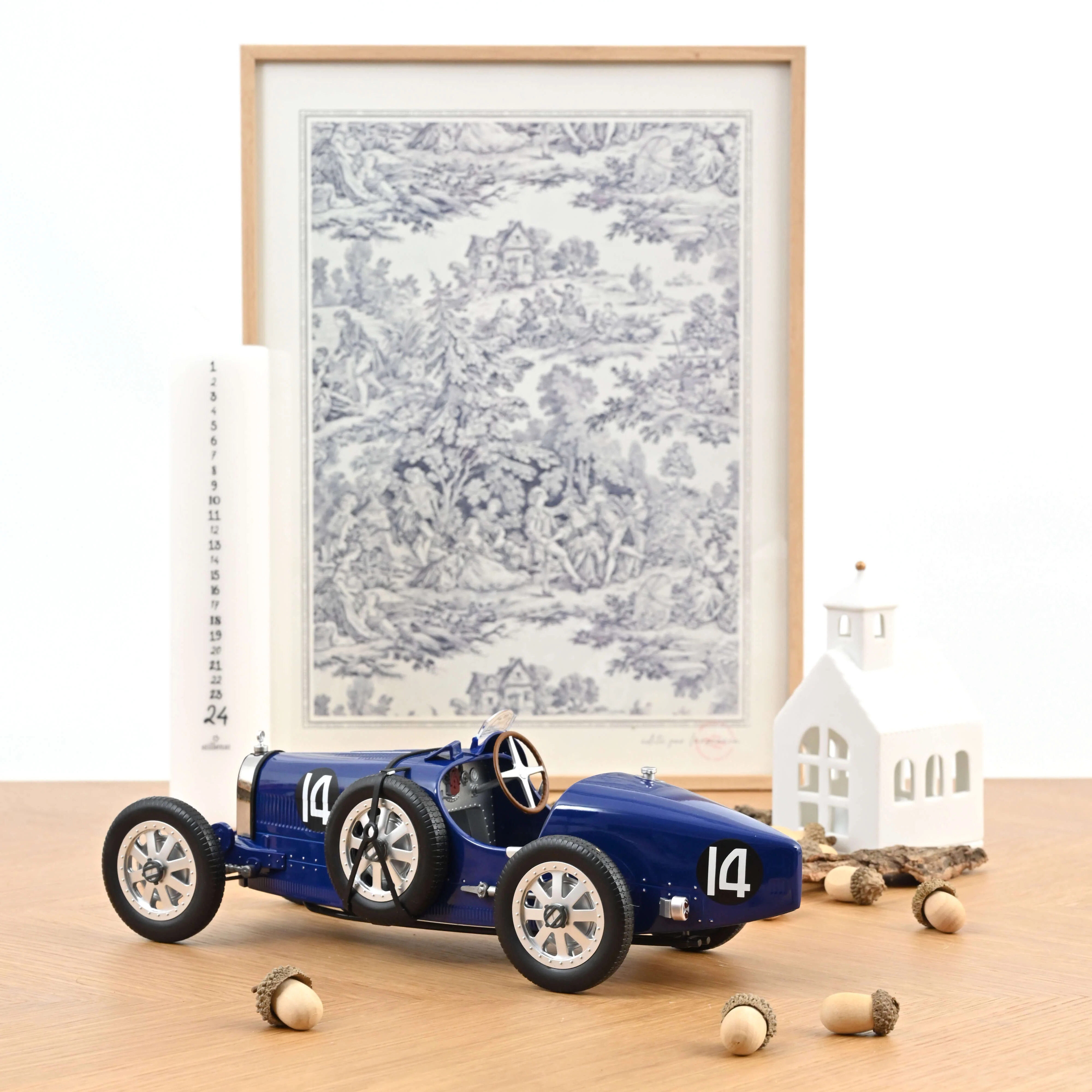 Bugatti T35 1925 Bleu foncé 1/12 - Image 3