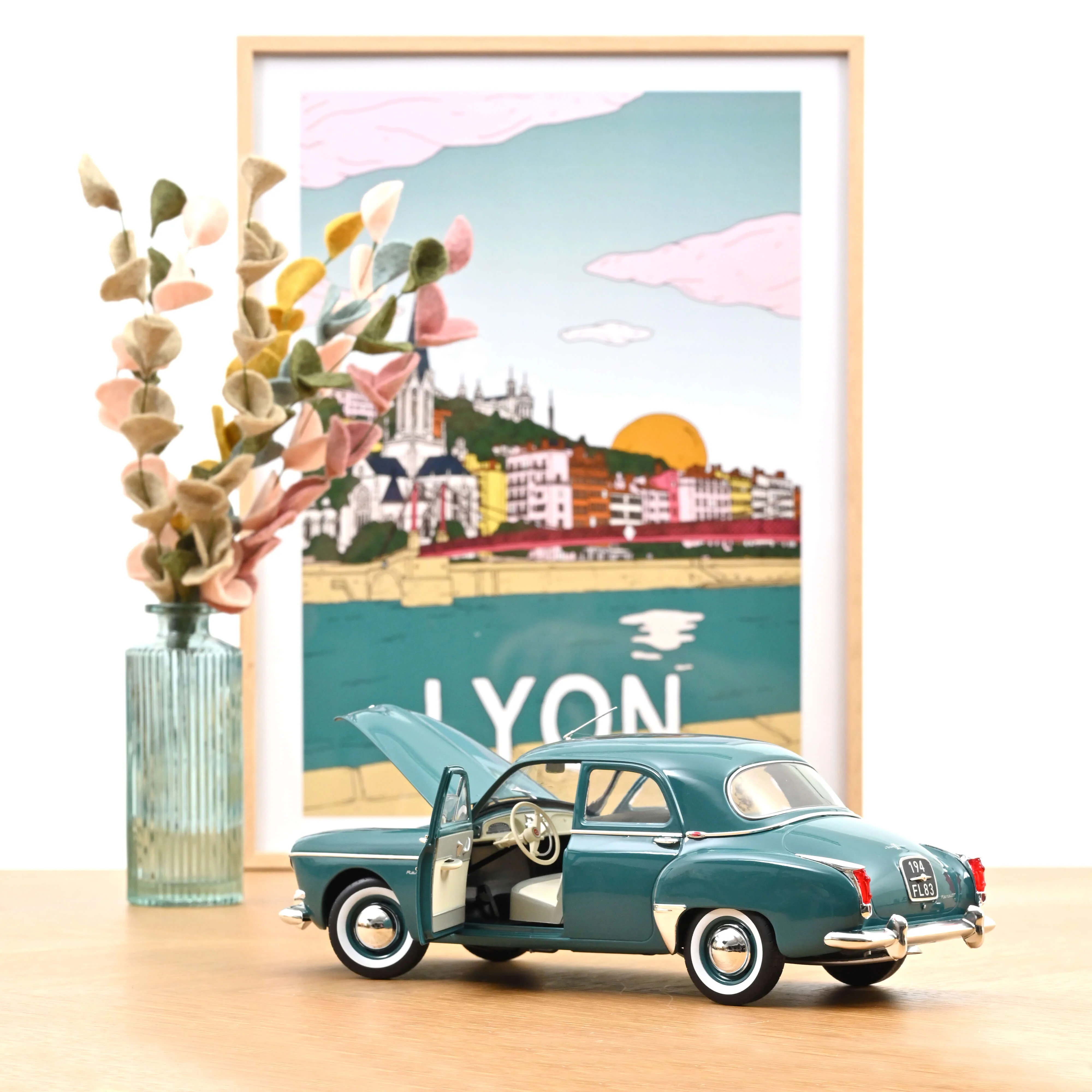 Renault Frégate 1960 Vert Sévigné 1/18 - Image 2