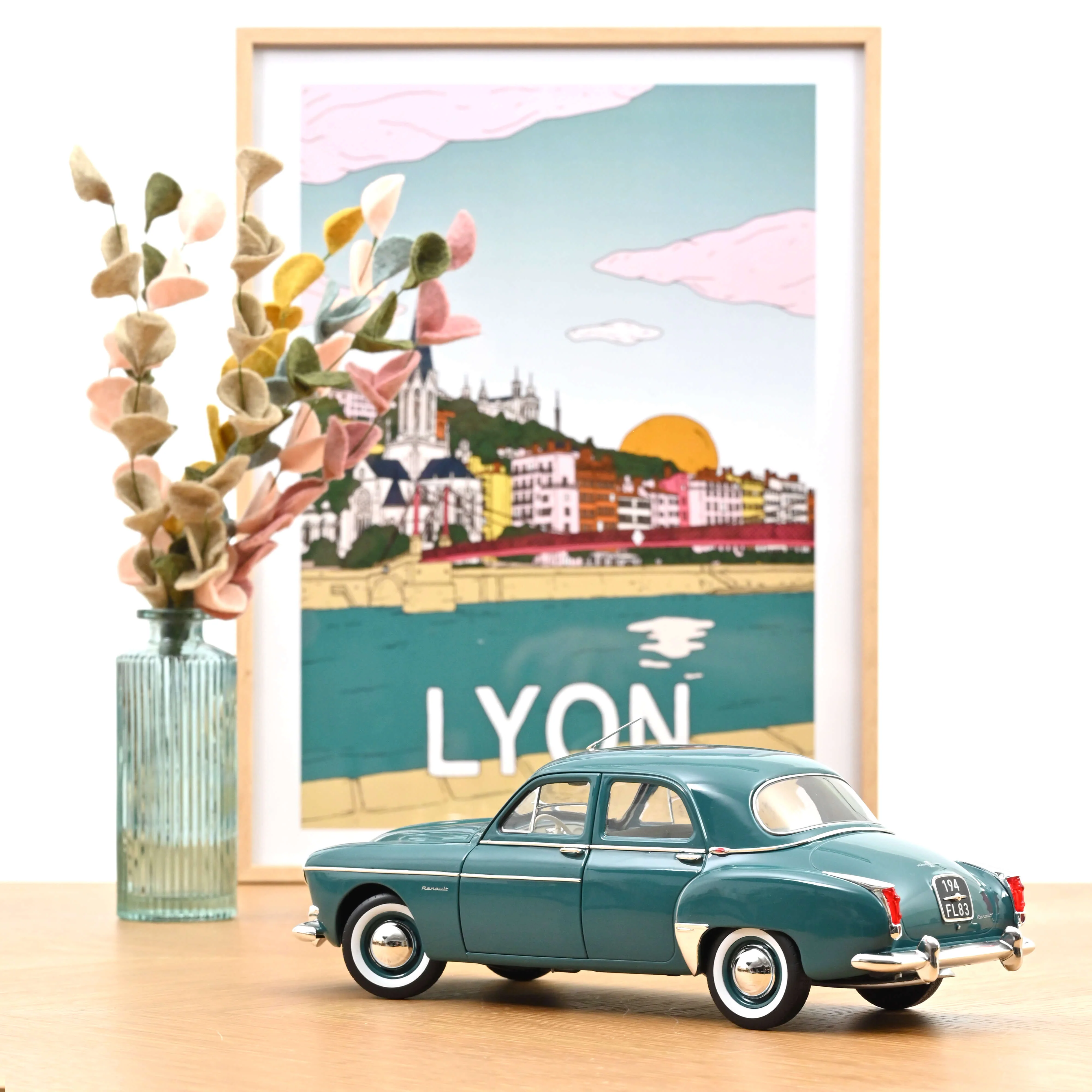 Renault Frégate 1960 Vert Sévigné 1/18 - Image 3