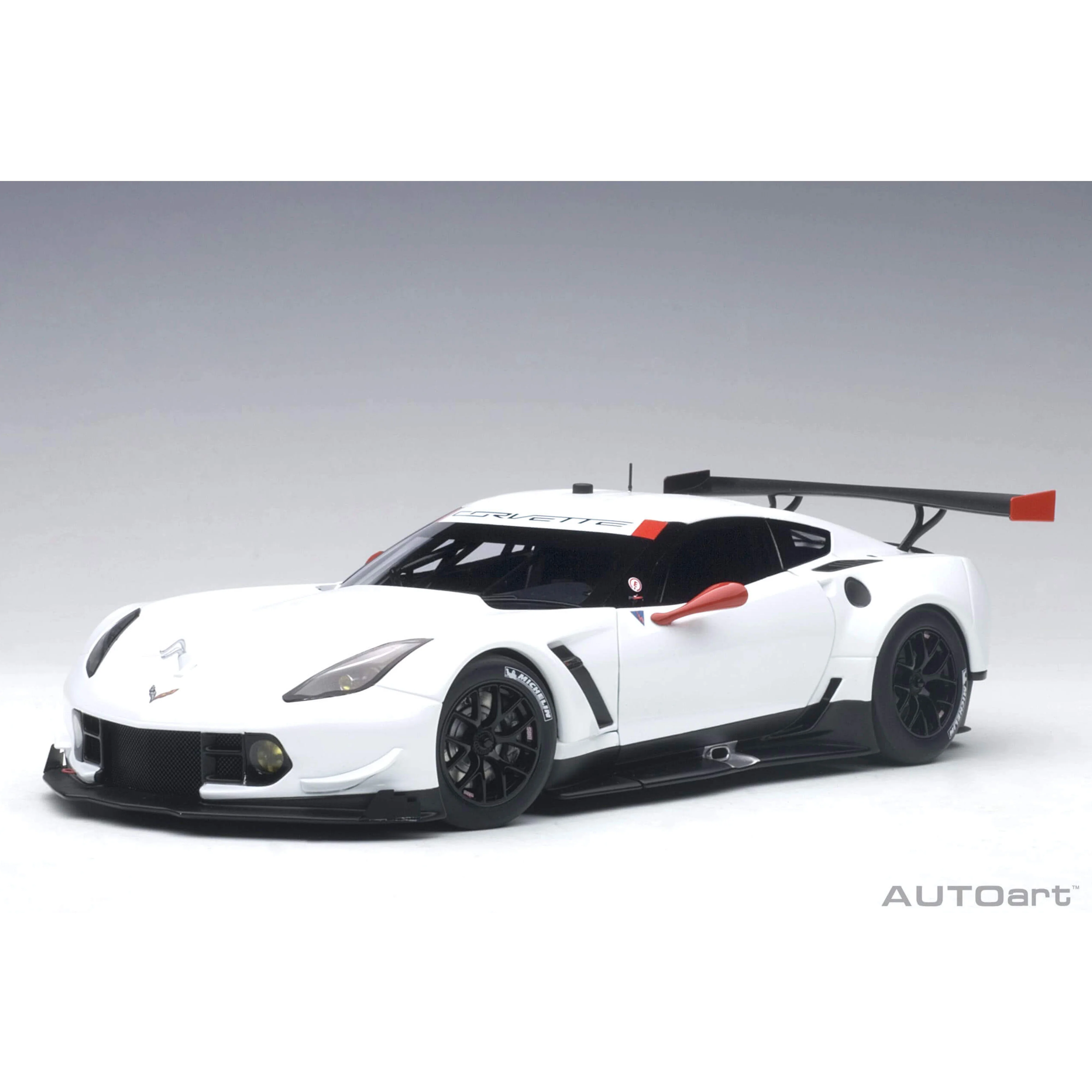 Chevrolet Corvette C7.R Plain Body Version Blanc 1/18