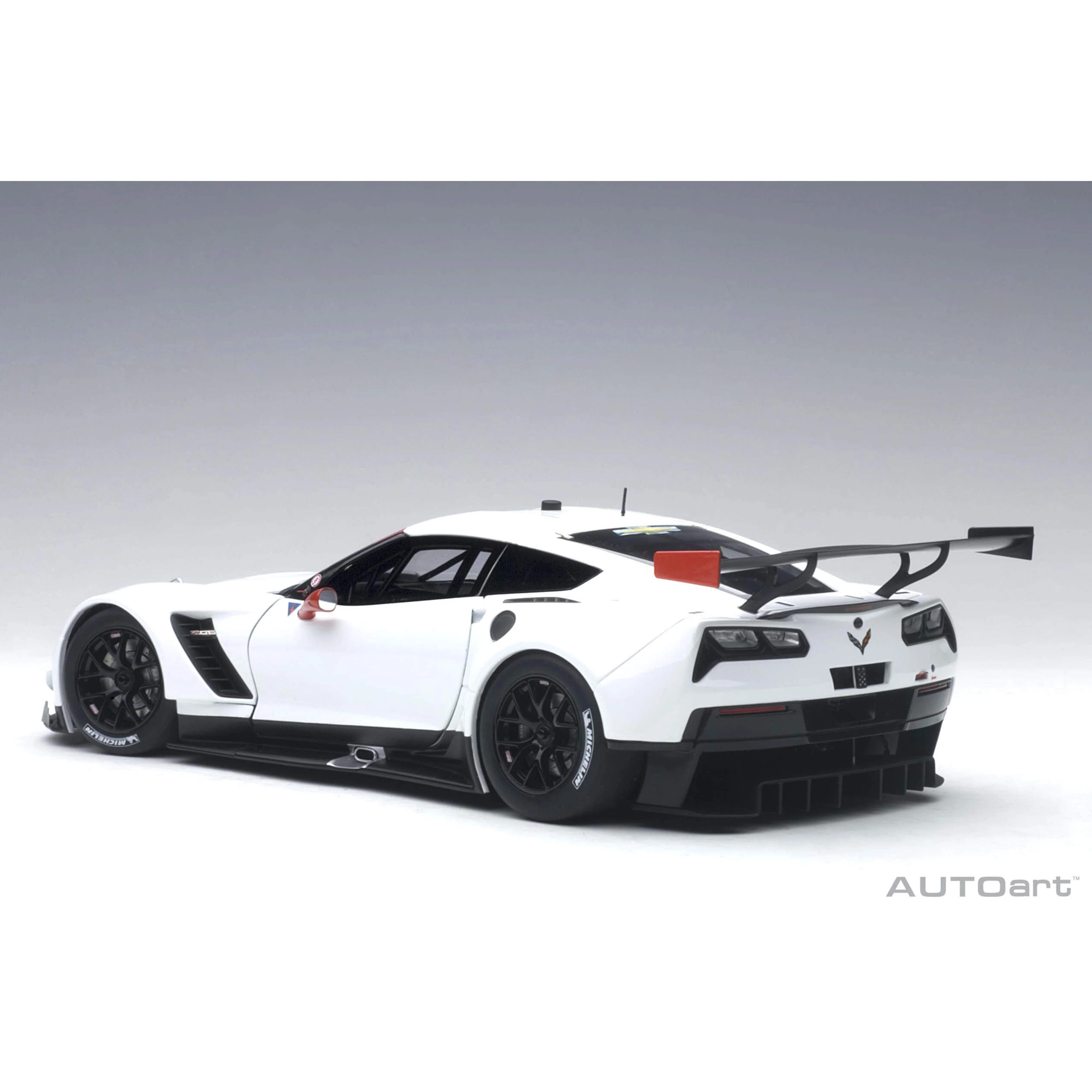 Chevrolet Corvette C7.R Plain Body Version Blanc 1/18 - Image 2