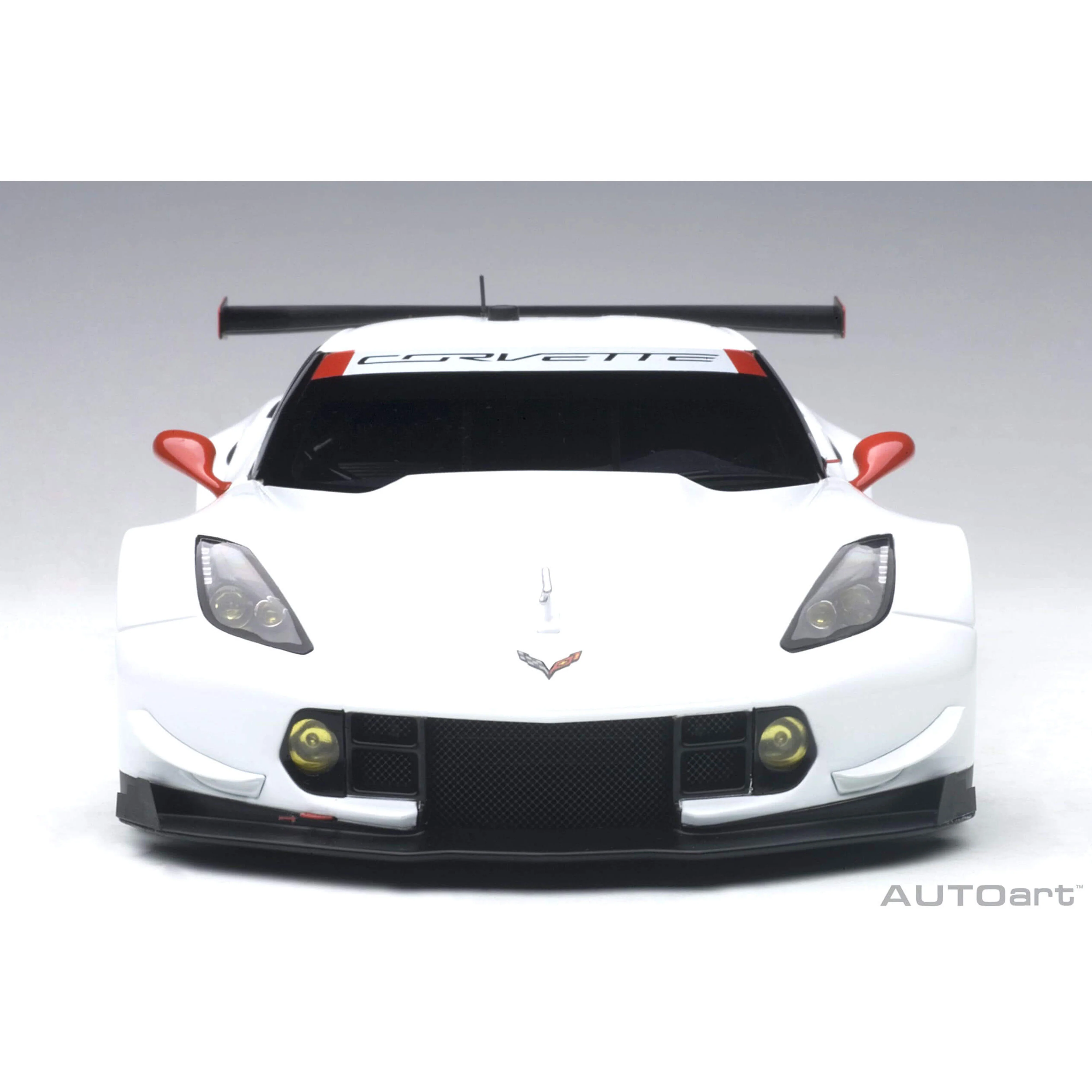 Chevrolet Corvette C7.R Plain Body Version Blanc 1/18 - Image 4