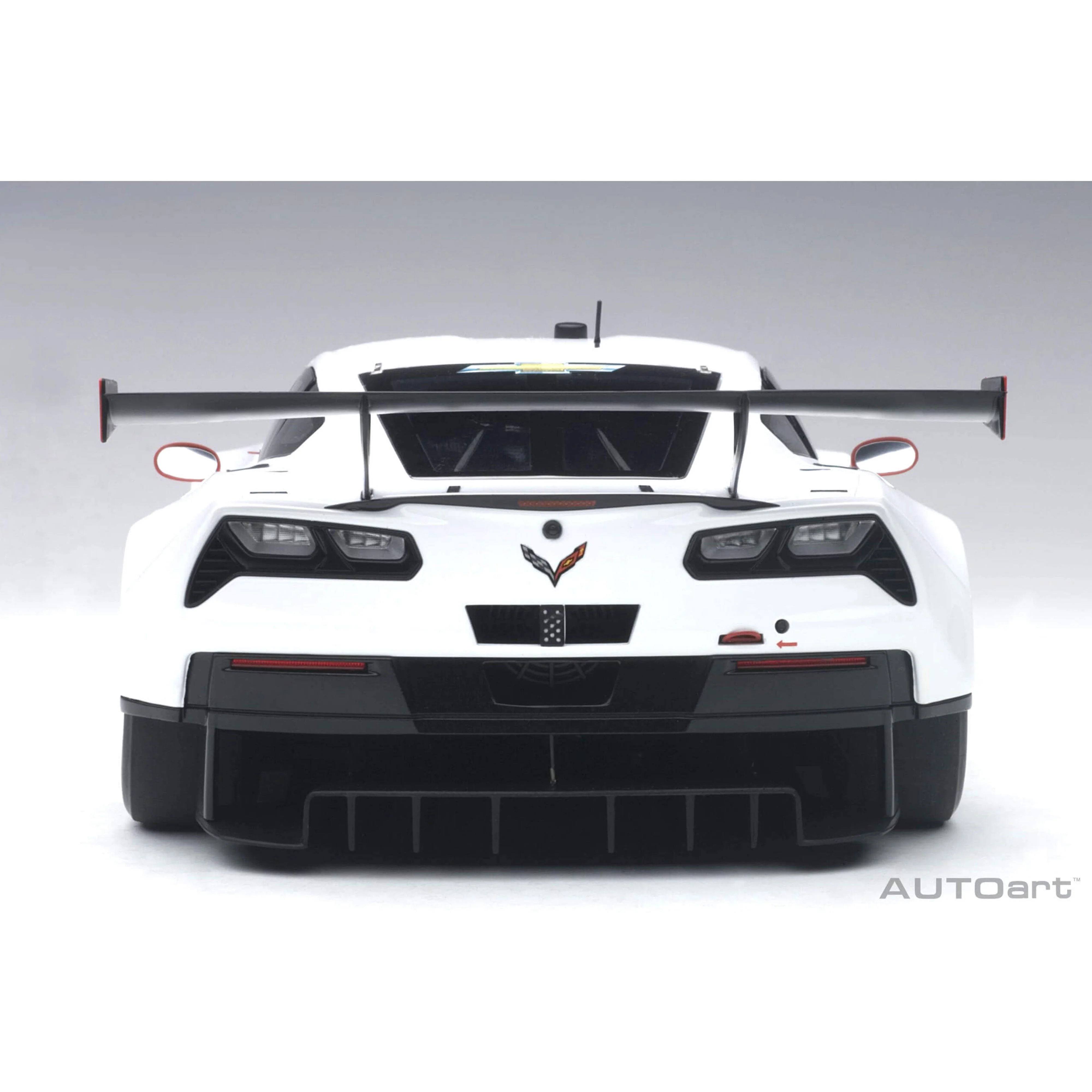 Chevrolet Corvette C7.R Plain Body Version Blanc 1/18 - Image 5