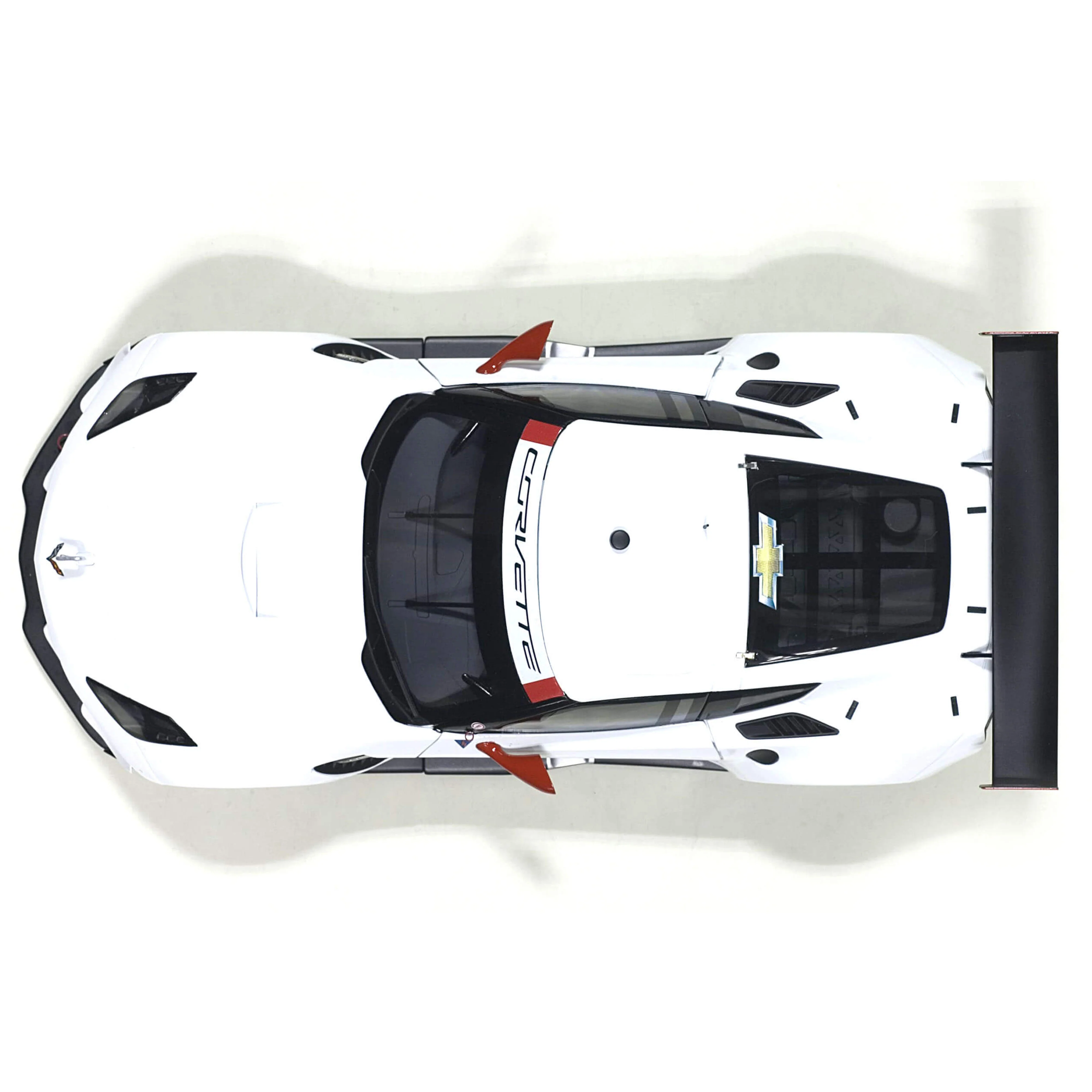 Chevrolet Corvette C7.R Plain Body Version Blanc 1/18 - Image 6