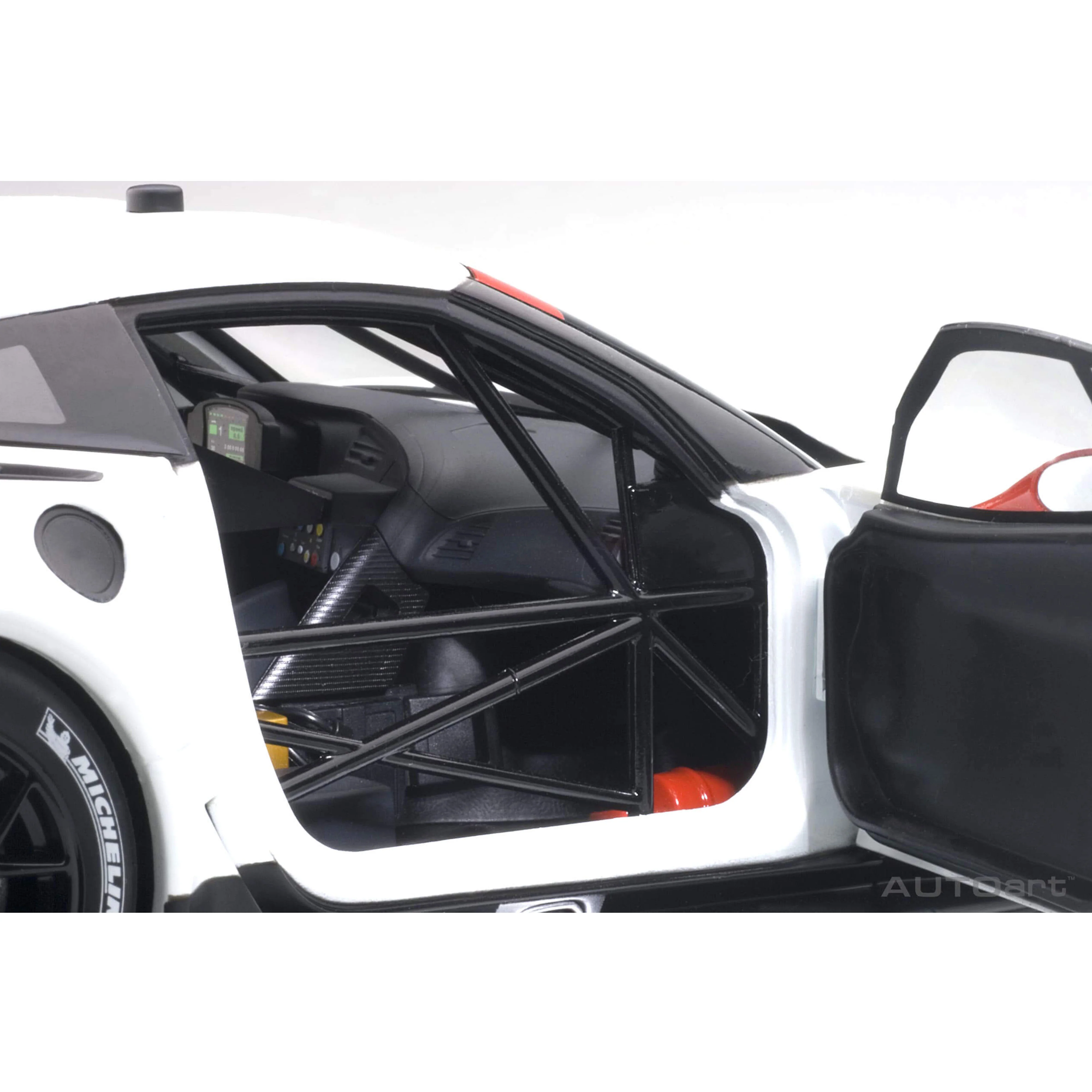 Chevrolet Corvette C7.R Plain Body Version Blanc 1/18 - Image 8