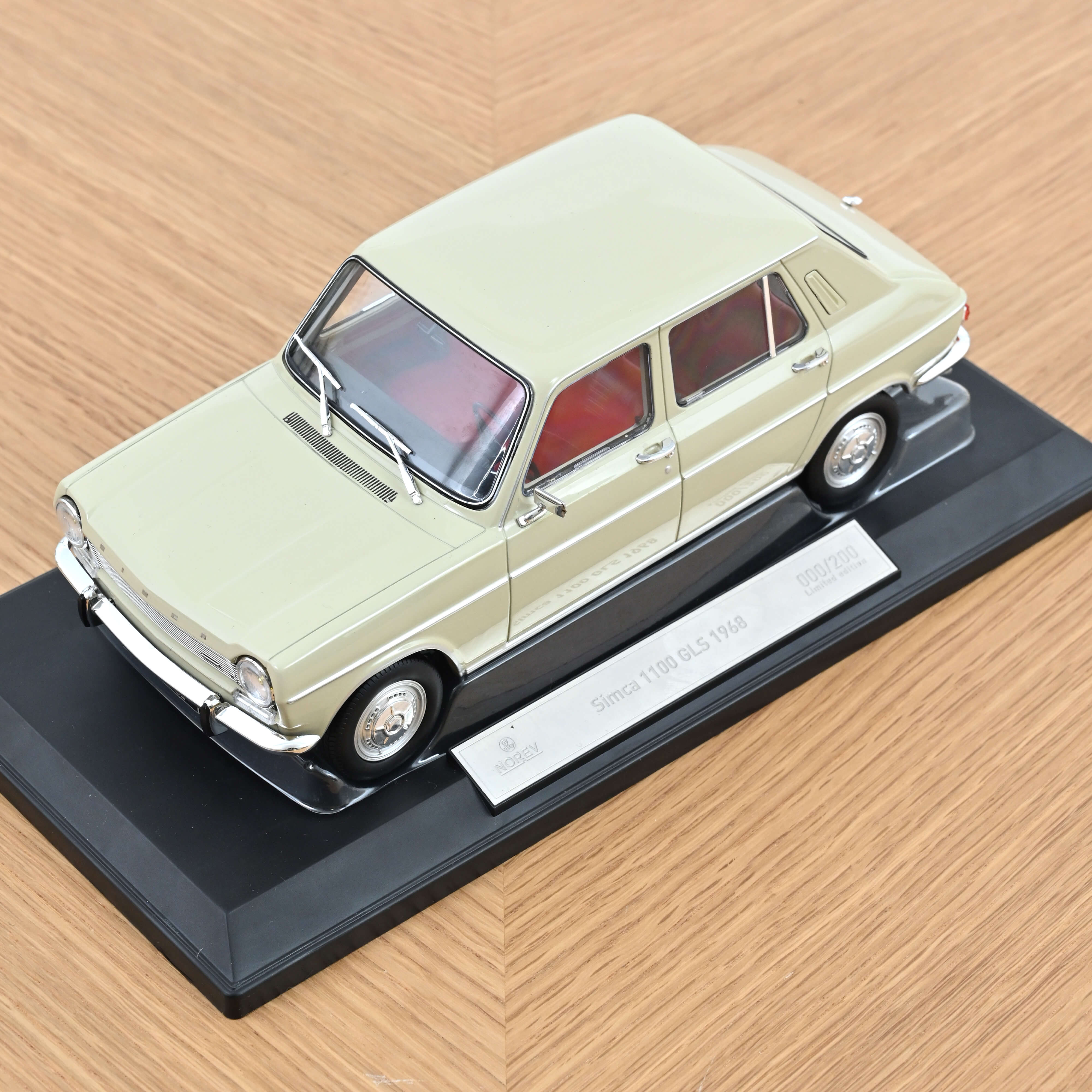 Simca 1100 GLS 1968 Beige Anthéor 1/18 - 200pcs - Image 5