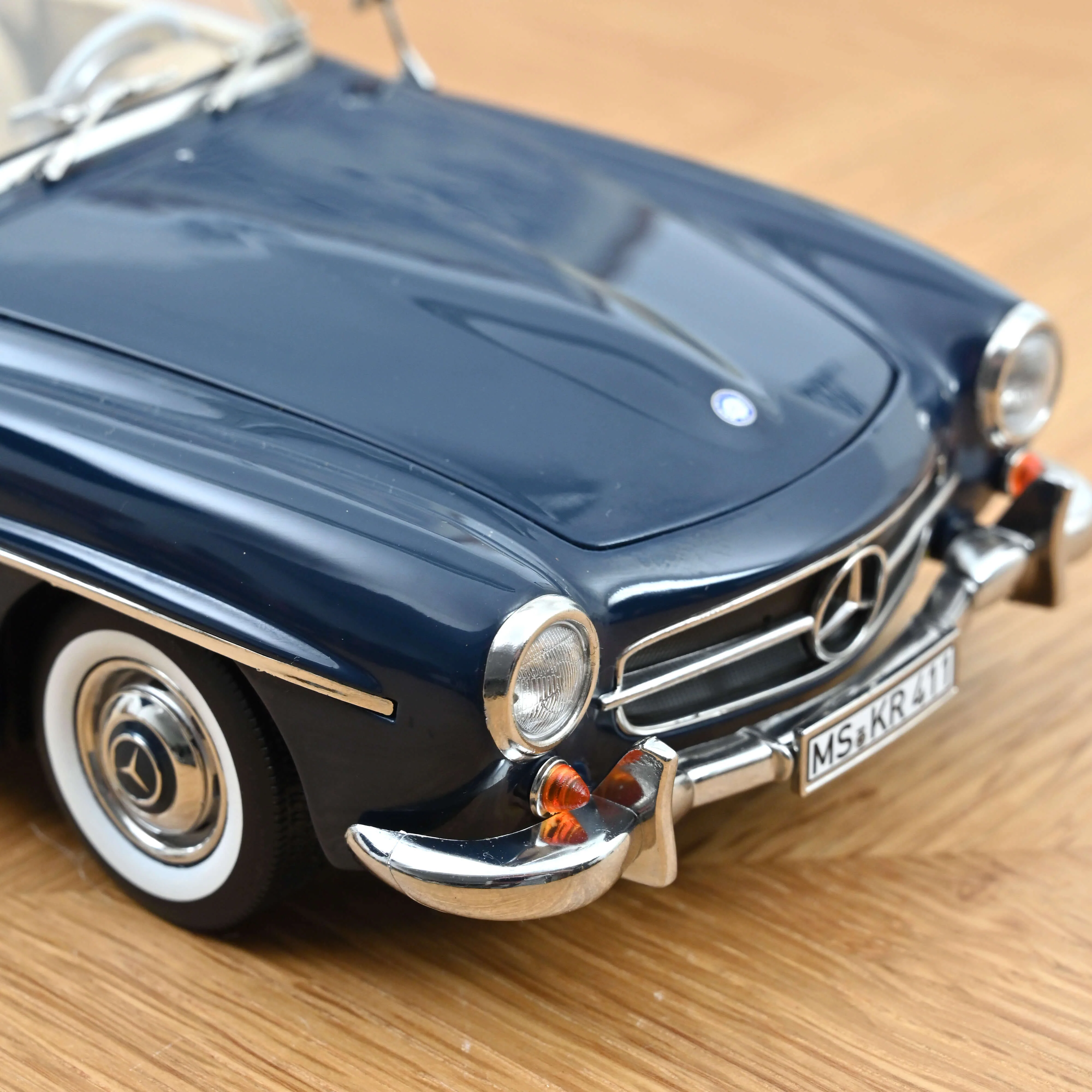 Mercedes-Benz 190 SL 1957 Bleu moyen 1/18 - Image 7