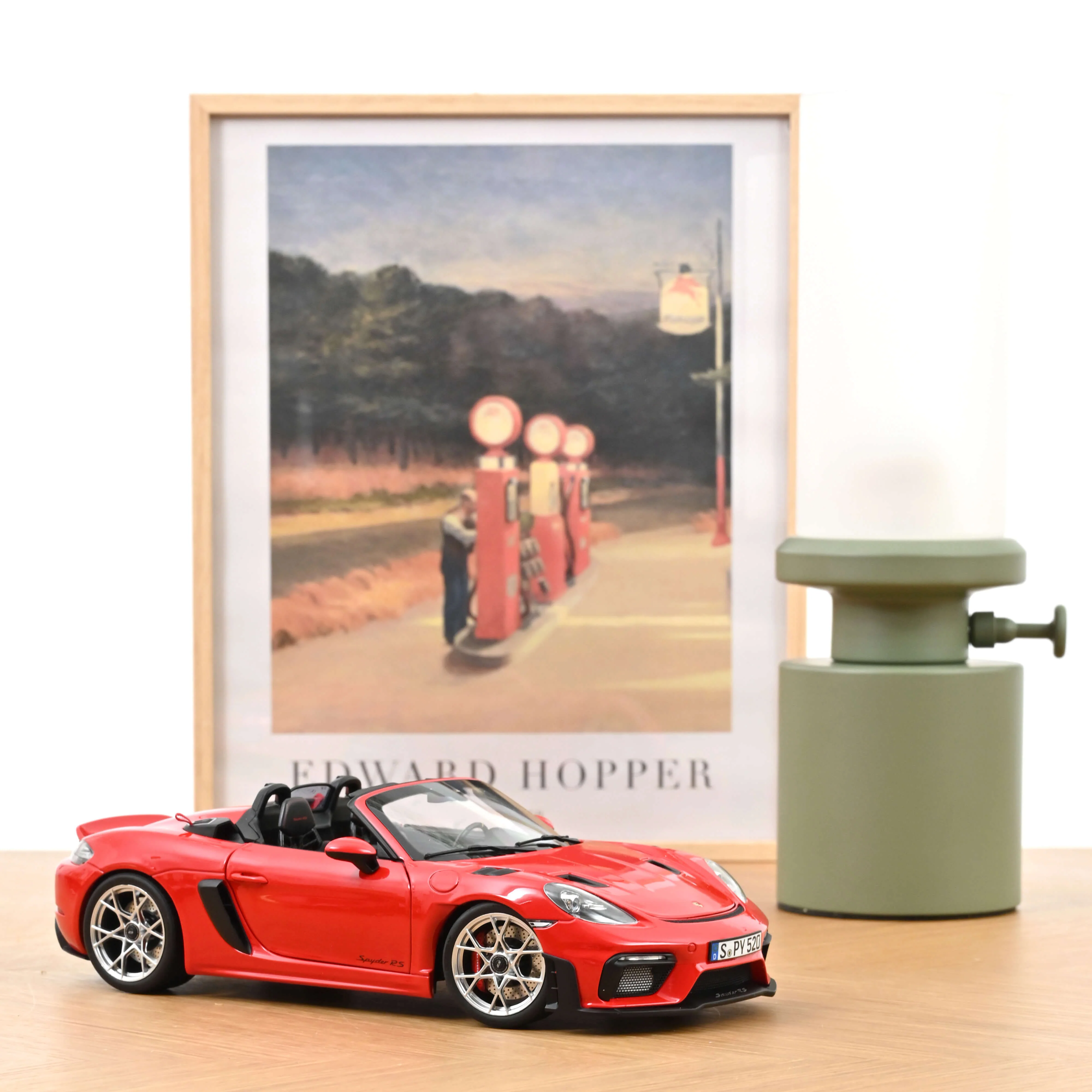 Porsche 718 Spyder RS 2023 Rouge Indien 1/18