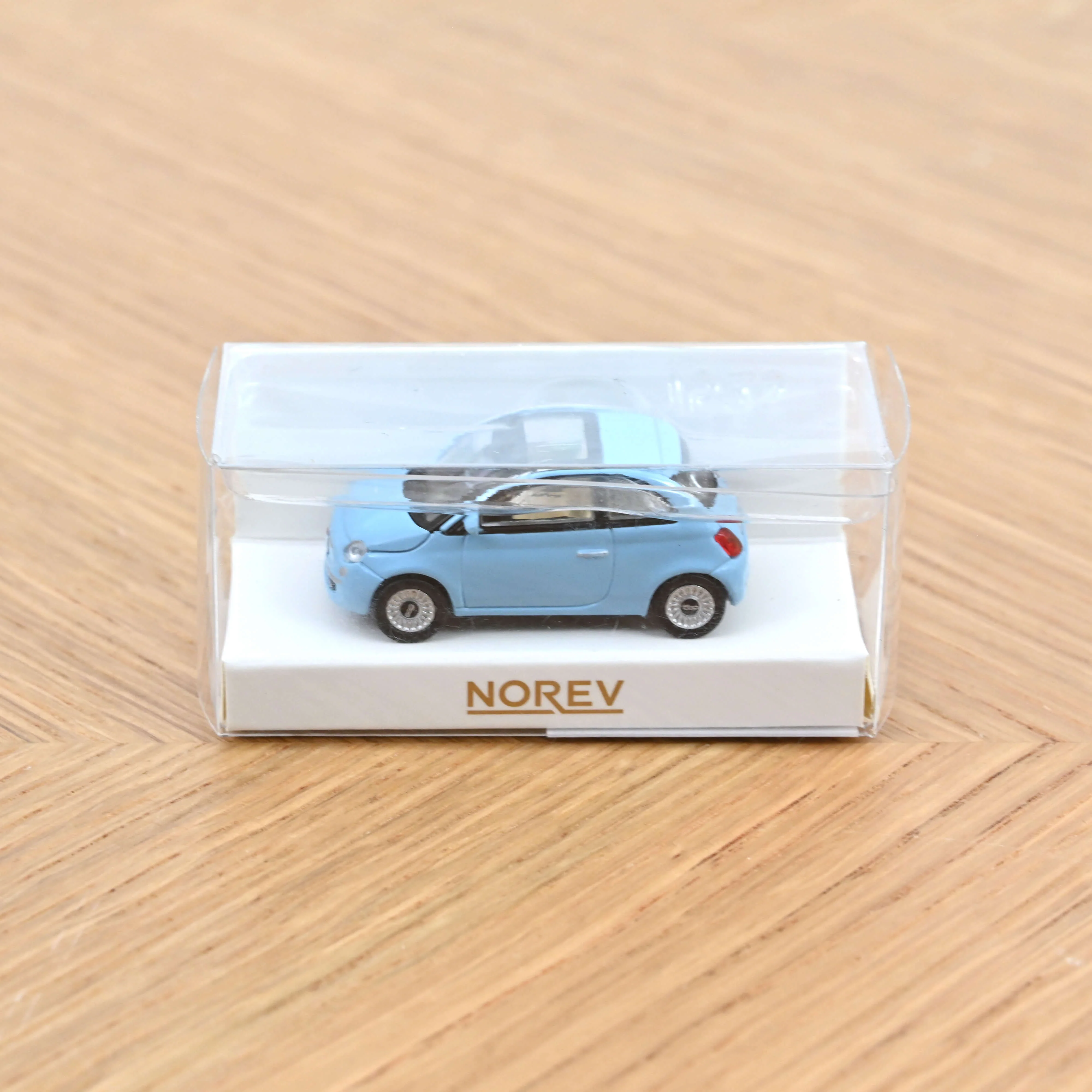 Fiat 500 2008 Bleu 1/87 - Image 2