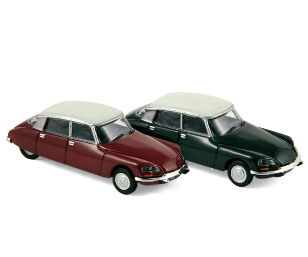 Citroën DSuper 1972 Vert Charmille/Rouge Massena 1/87