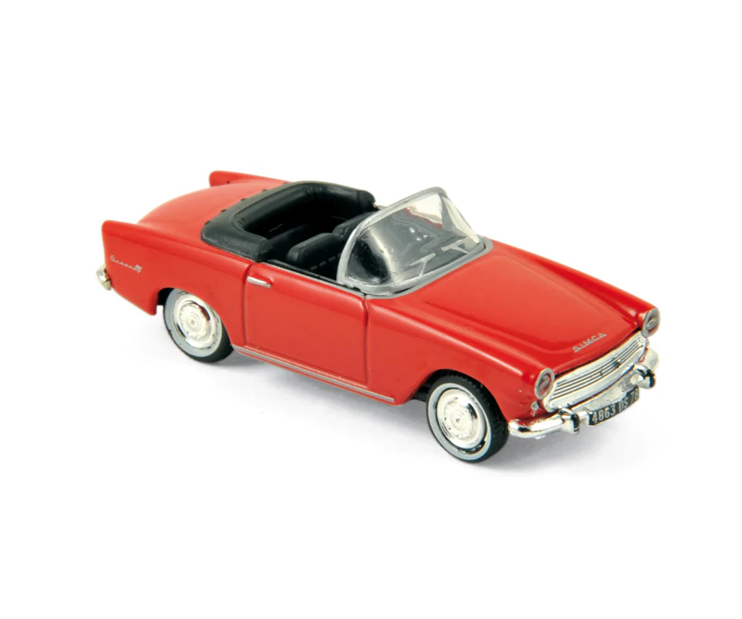 Simca Aronde Océane 1961 Rouge Torche 1/87