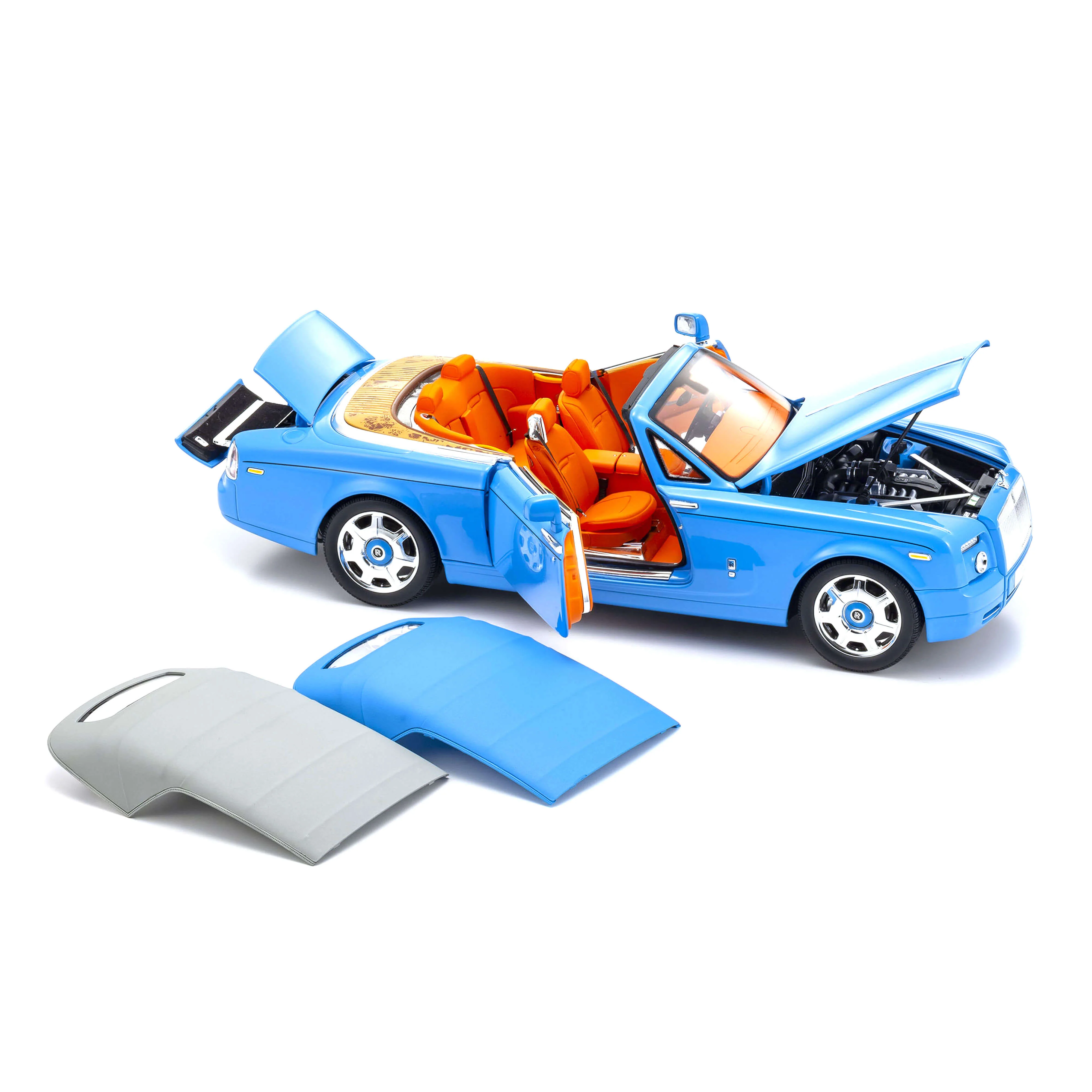 Rolls-Royce Phantom Drophead Coupé Bleu Clair 1/18 - Image 6
