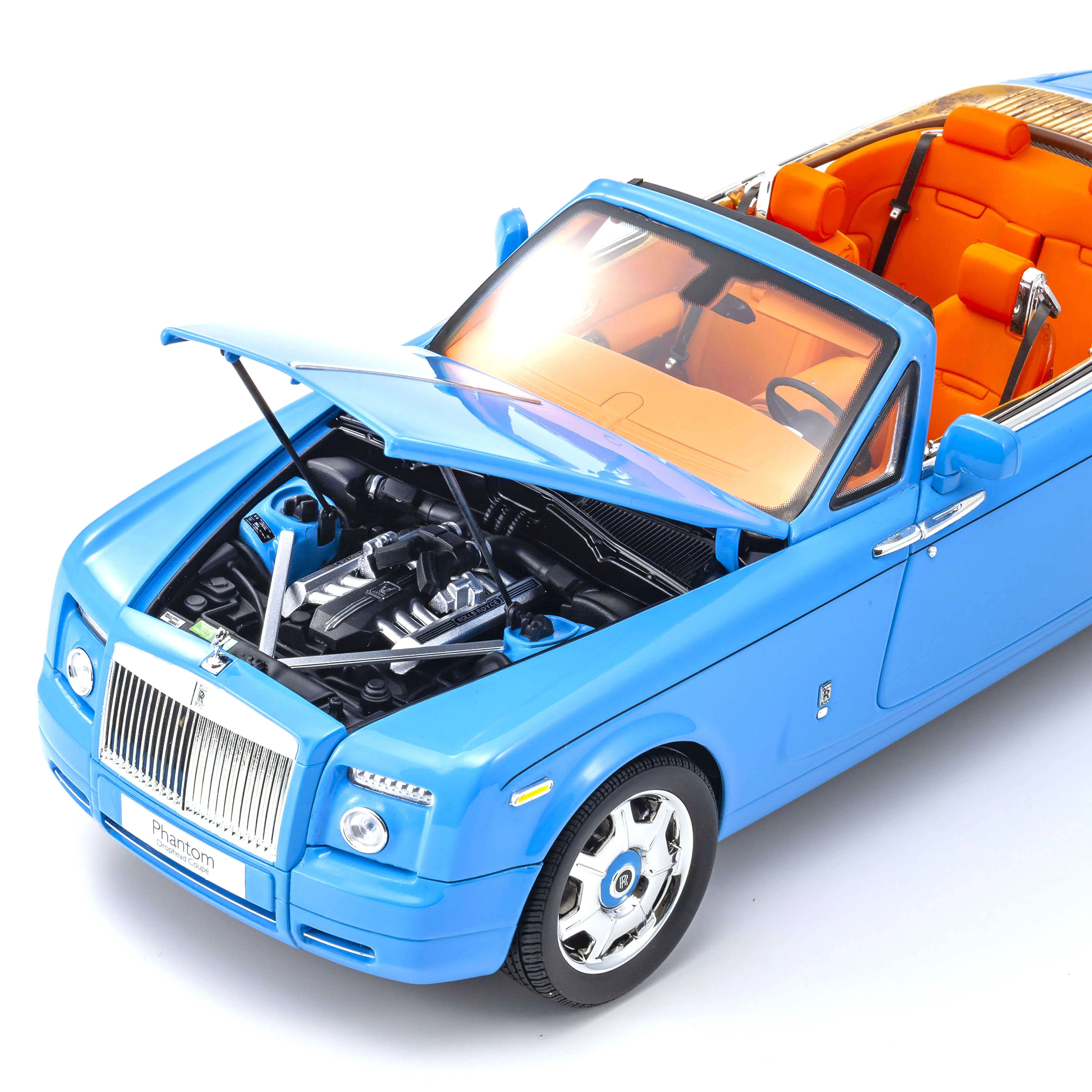 Rolls-Royce Phantom Drophead Coupé Bleu Clair 1/18 - Image 9