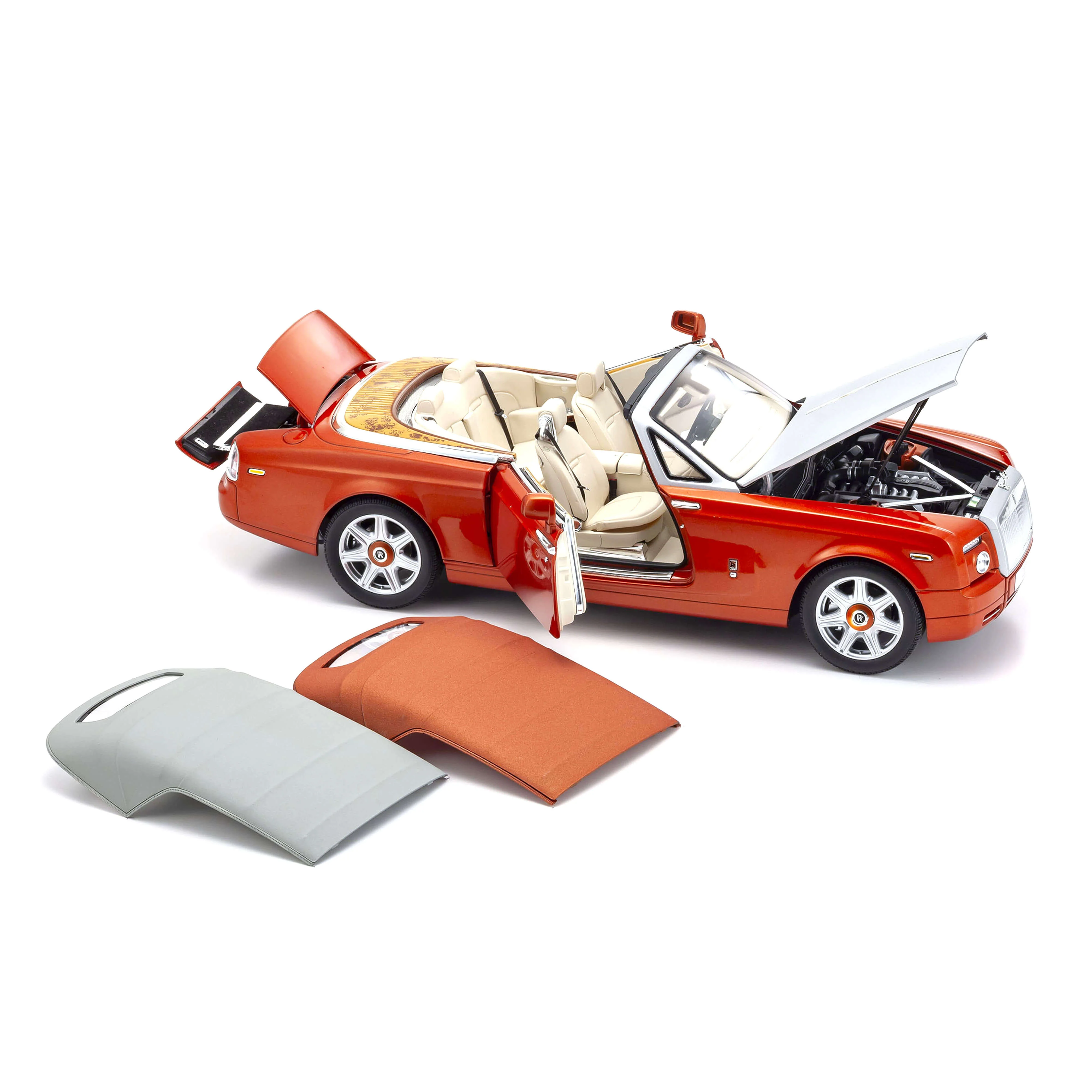 Rolls-Royce Phantom Drophead Coupé Orange 1/18 - Image 6