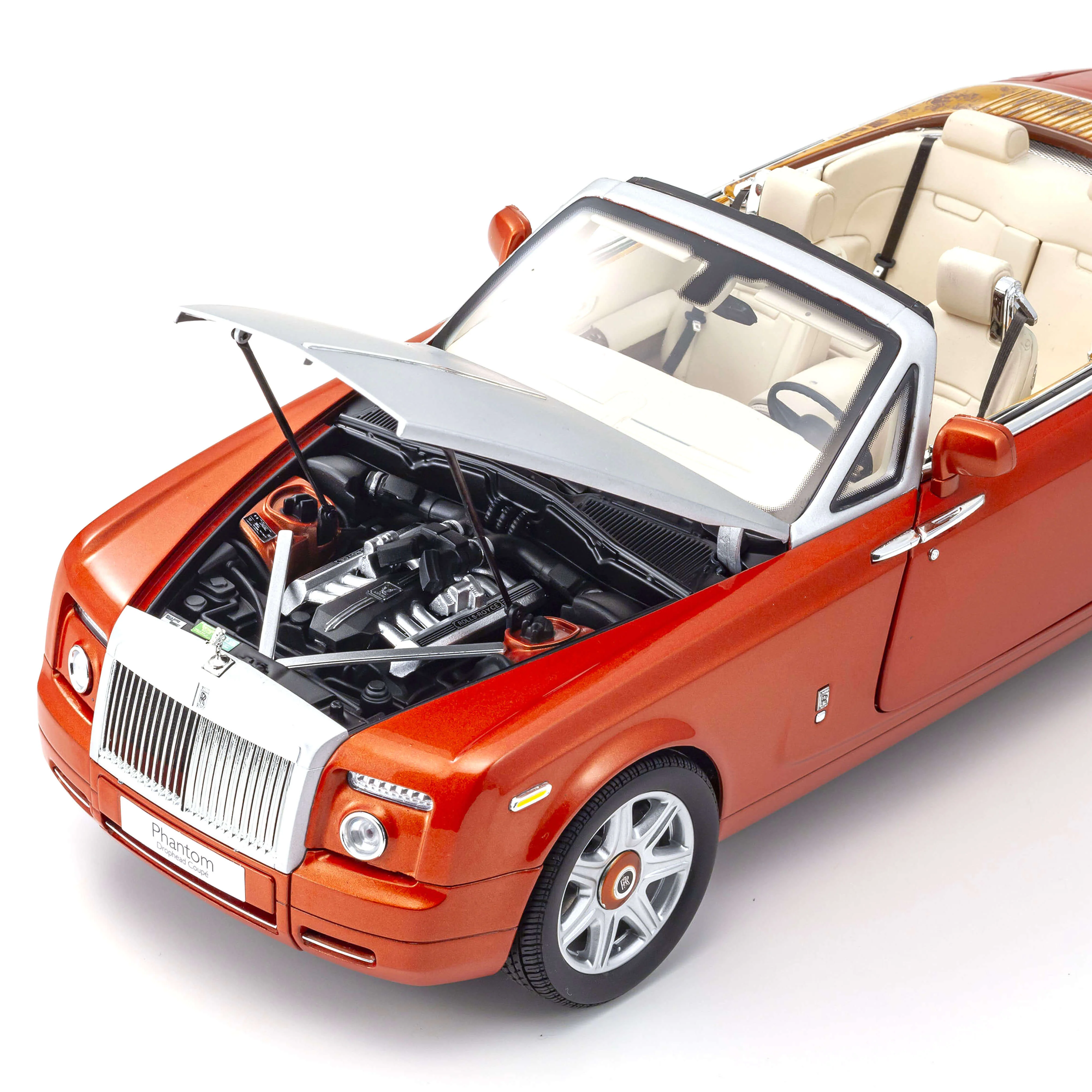 Rolls-Royce Phantom Drophead Coupé Orange 1/18 - Image 9