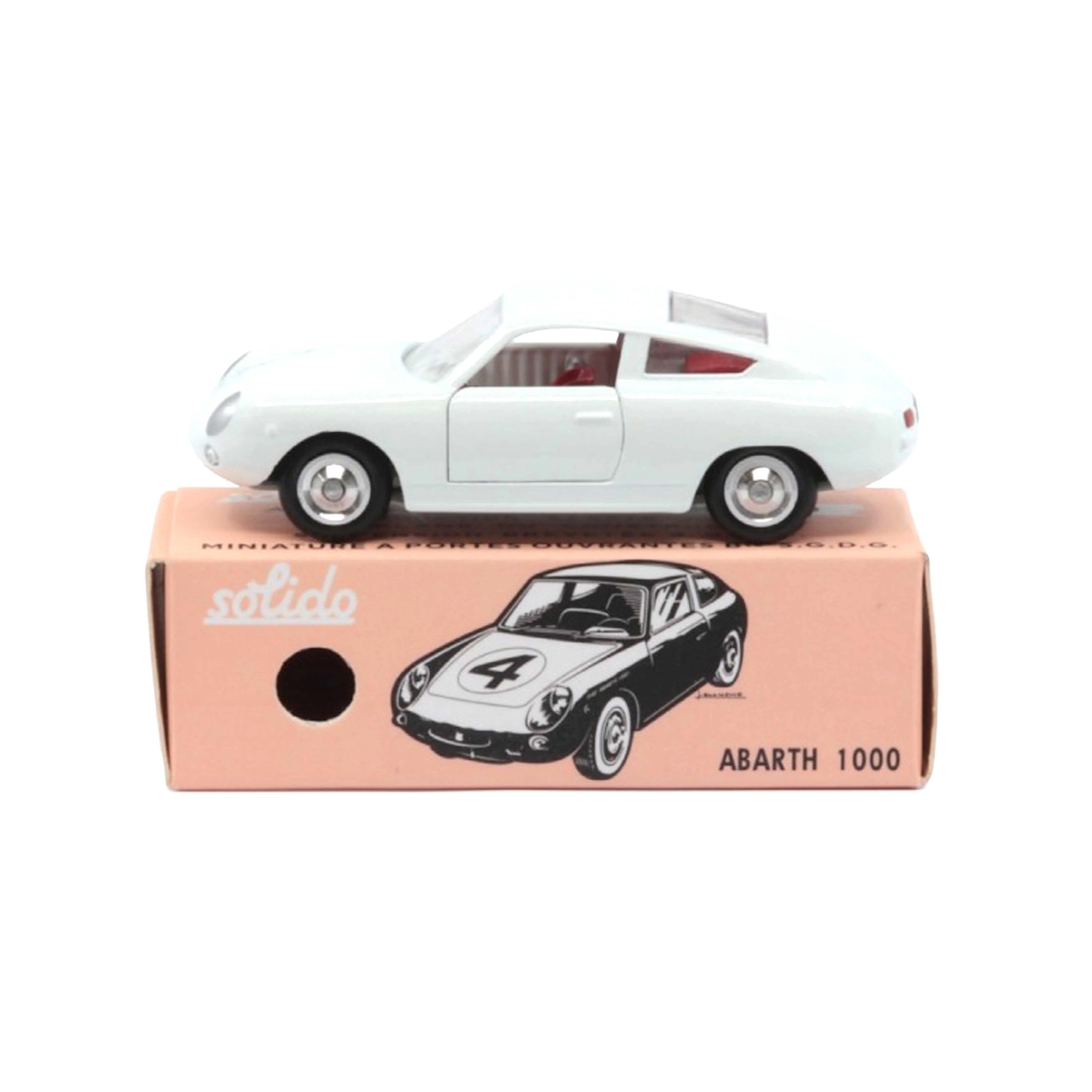 Fiat Abarth 1000 Blanc 1962 1/43 - Image 3