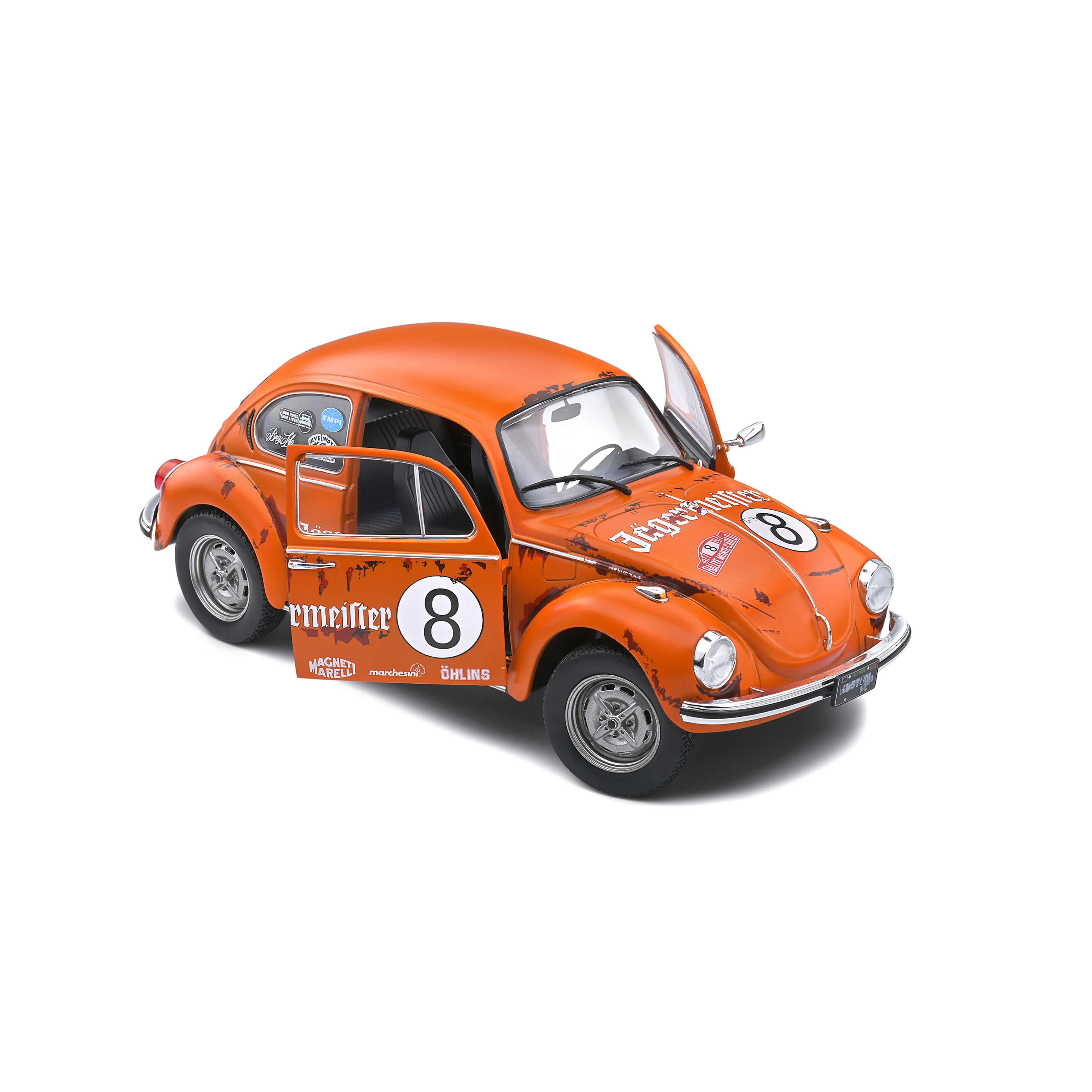 VW Coccinelle 1303 Jaeger Tribute Orange 1974 1/18 - Image 6