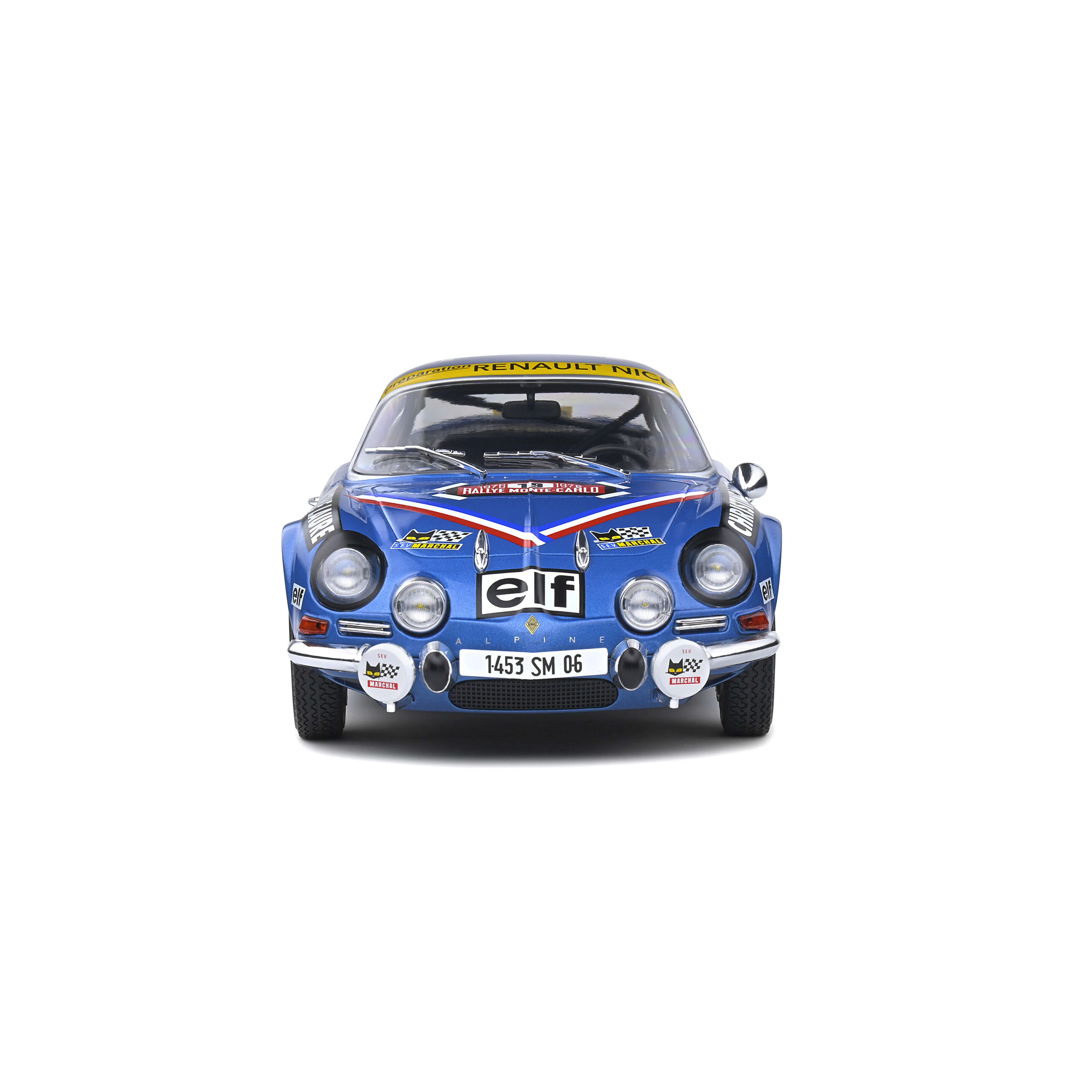 Alpine A110 1600S Bleu N°19 Mouton/Conconi WRC 1976 1/18 - Image 4