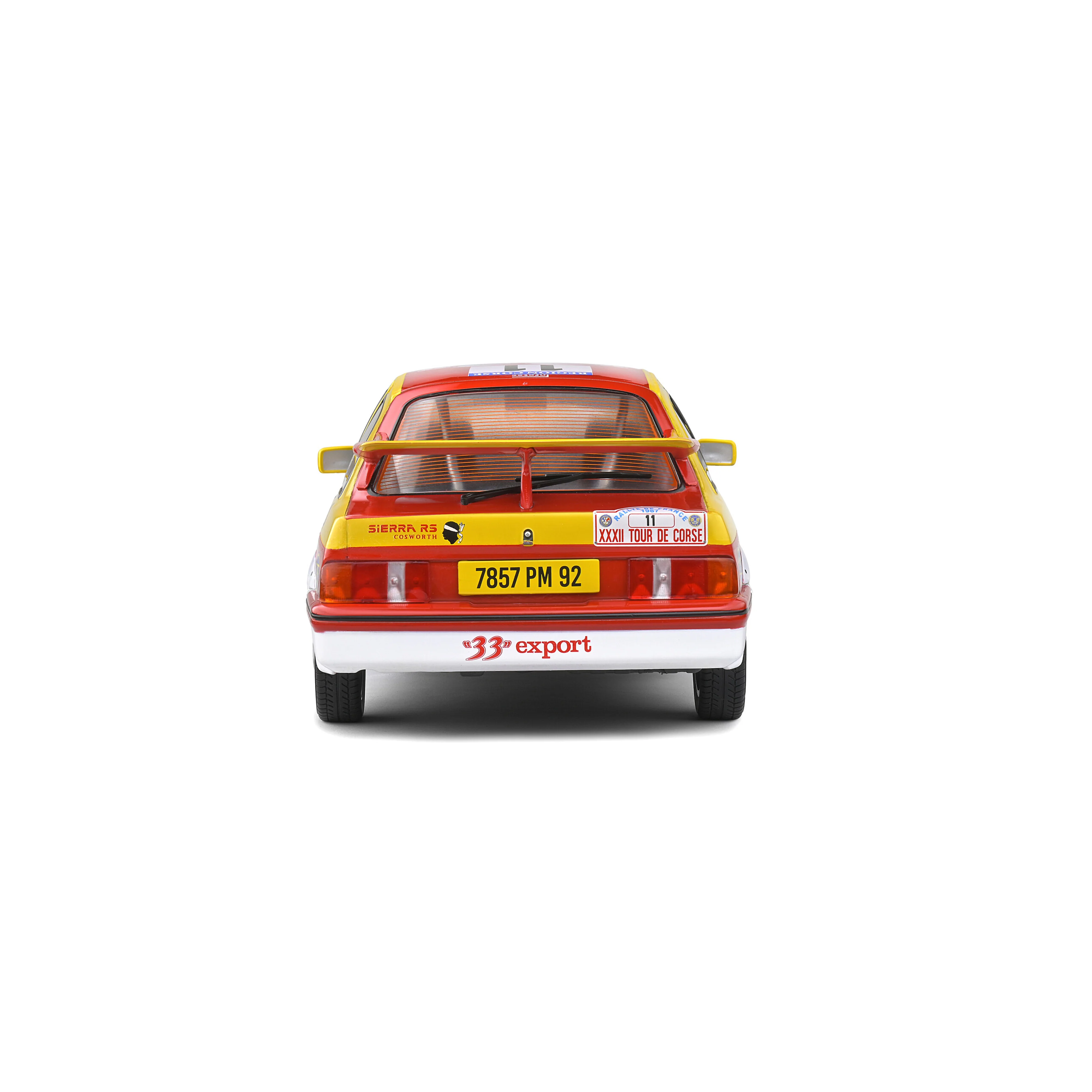 Ford Sierra RS 500 Rouge N°11 Auriol/Ocelli Tour de Corse 1987 1/18 - Image 3